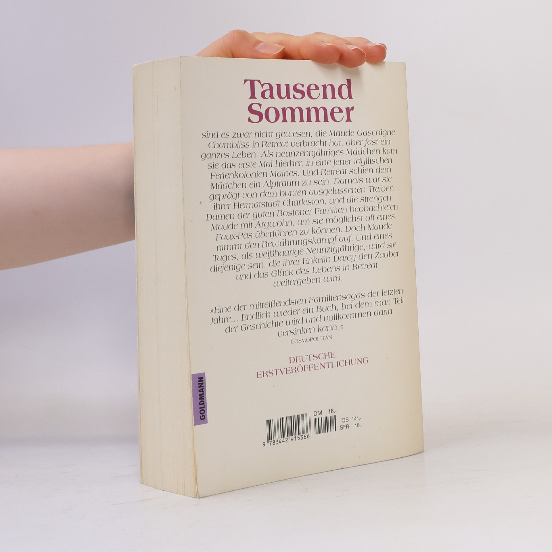 Anne Rivers Siddons Tausend Sommer