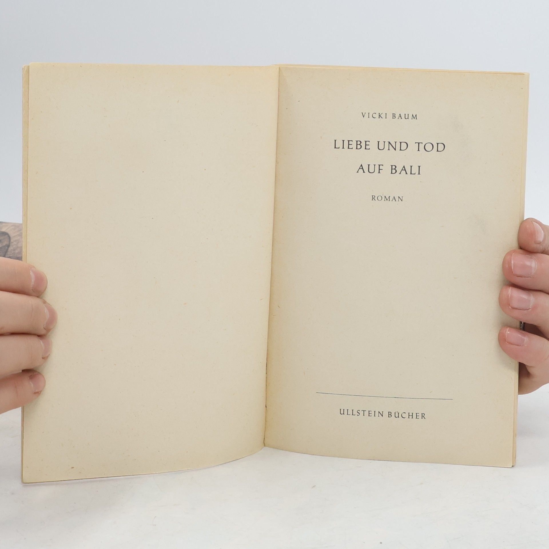 Vicki Baum Liebe und Tod auf Bali