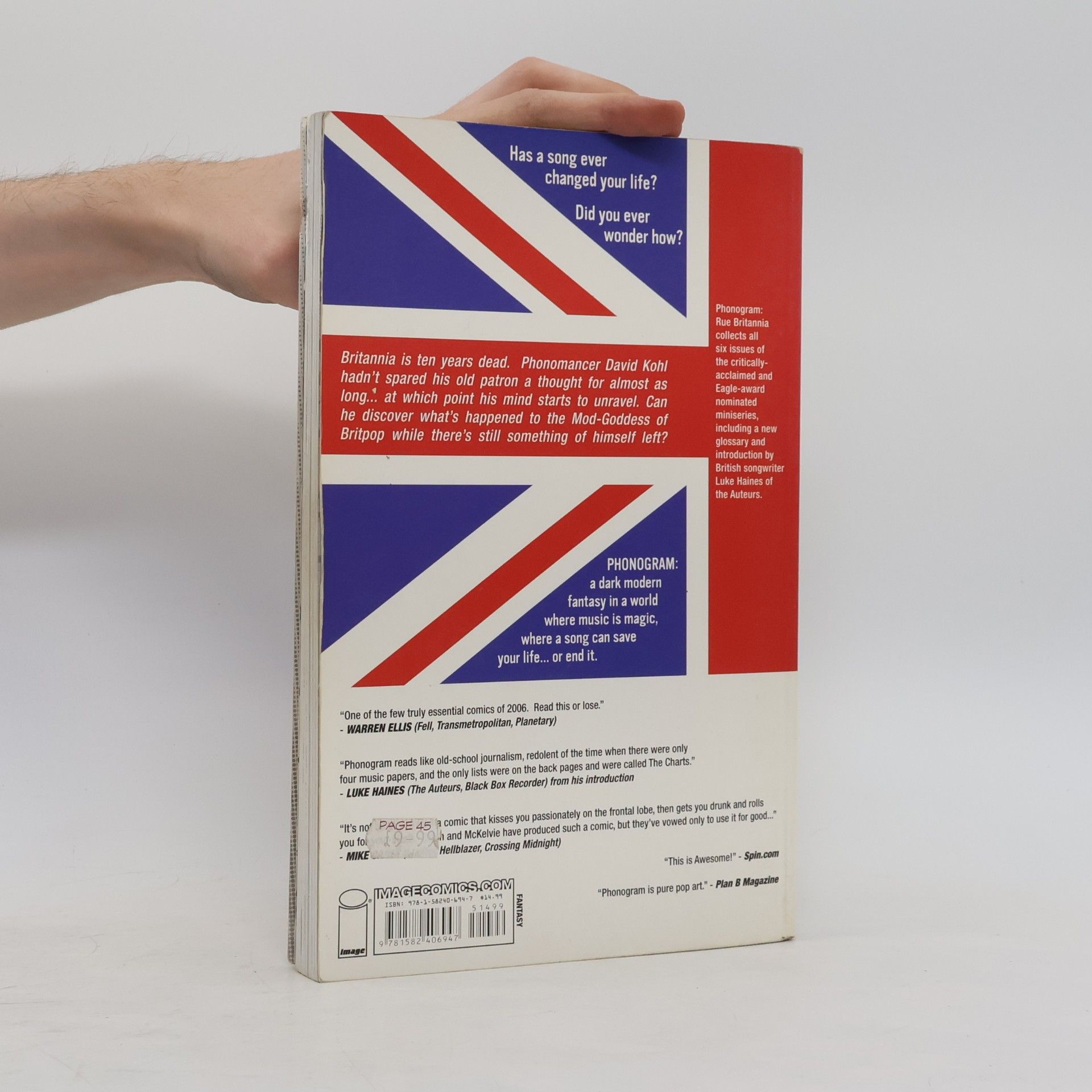 Kieron Gillen Phonogram Volume 1: Rue Britannia