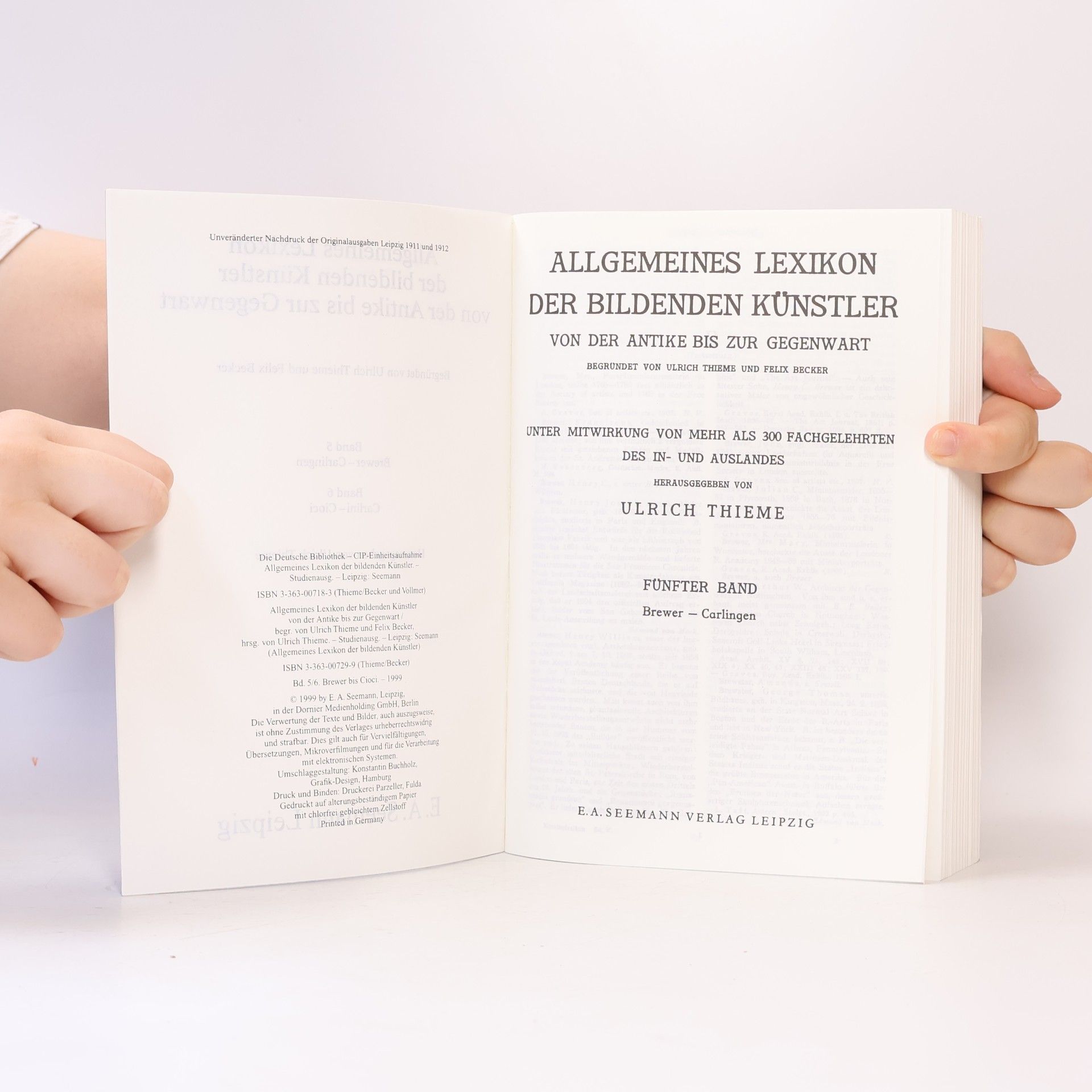 Collectif d'auteurs Allgemeines Lexikon der bildenden Künstler von der Antike bis zur Gegenwart 5/6