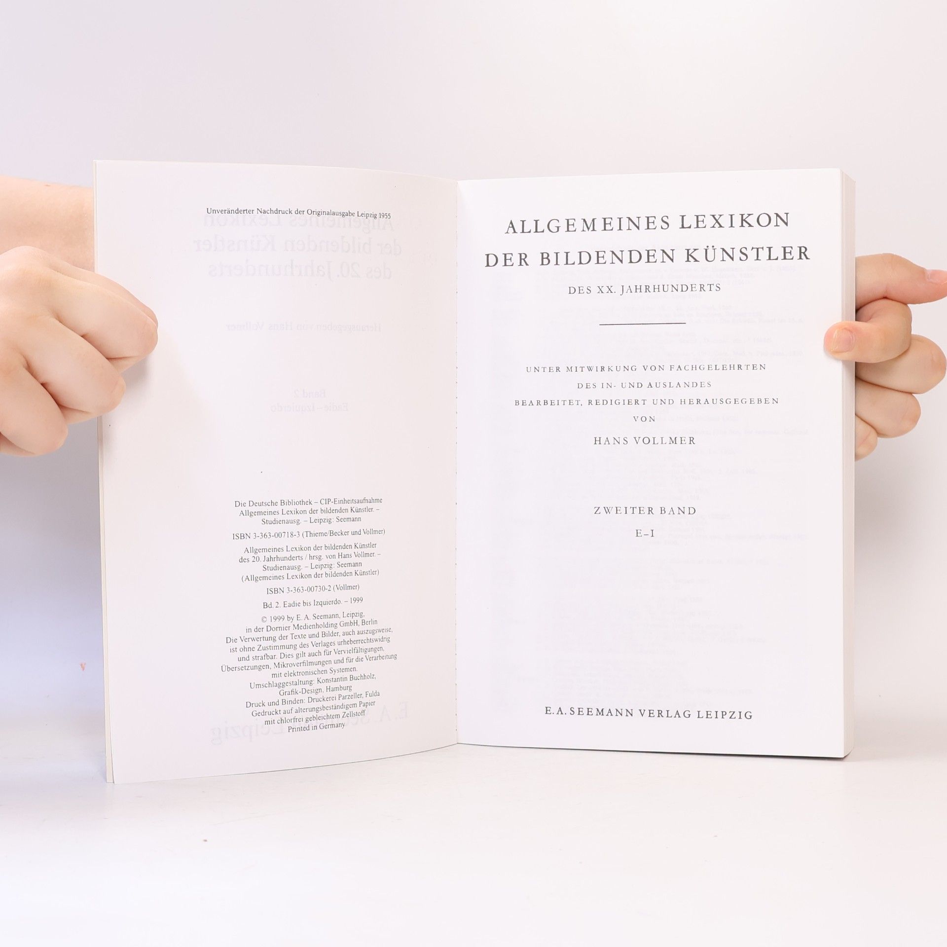 Autorenkollektiv Vollmer. Allgemeines Lexikon der bildenden Künstler des 20. Jahrhunderts 2