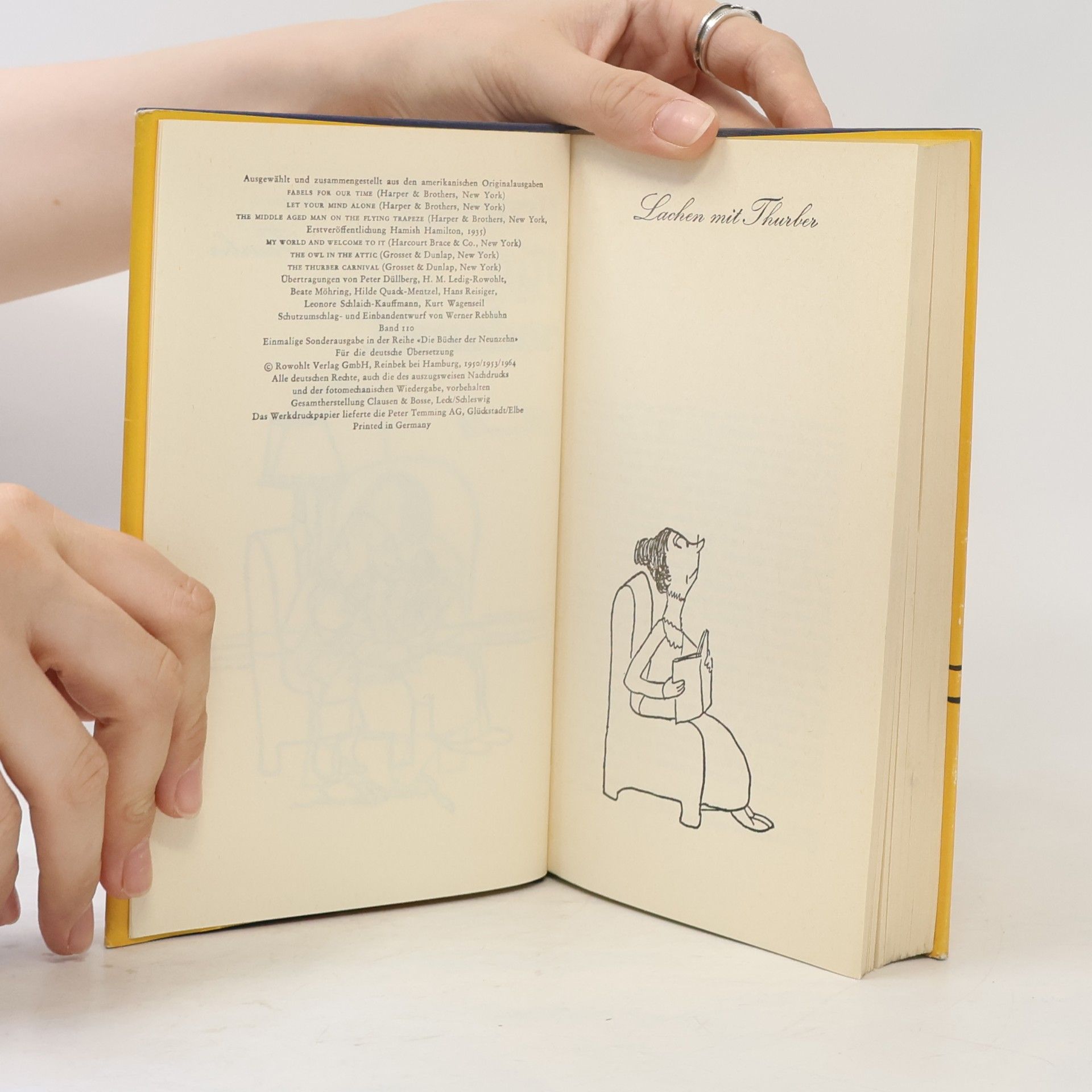 James Thurber Lachen mit Thurber