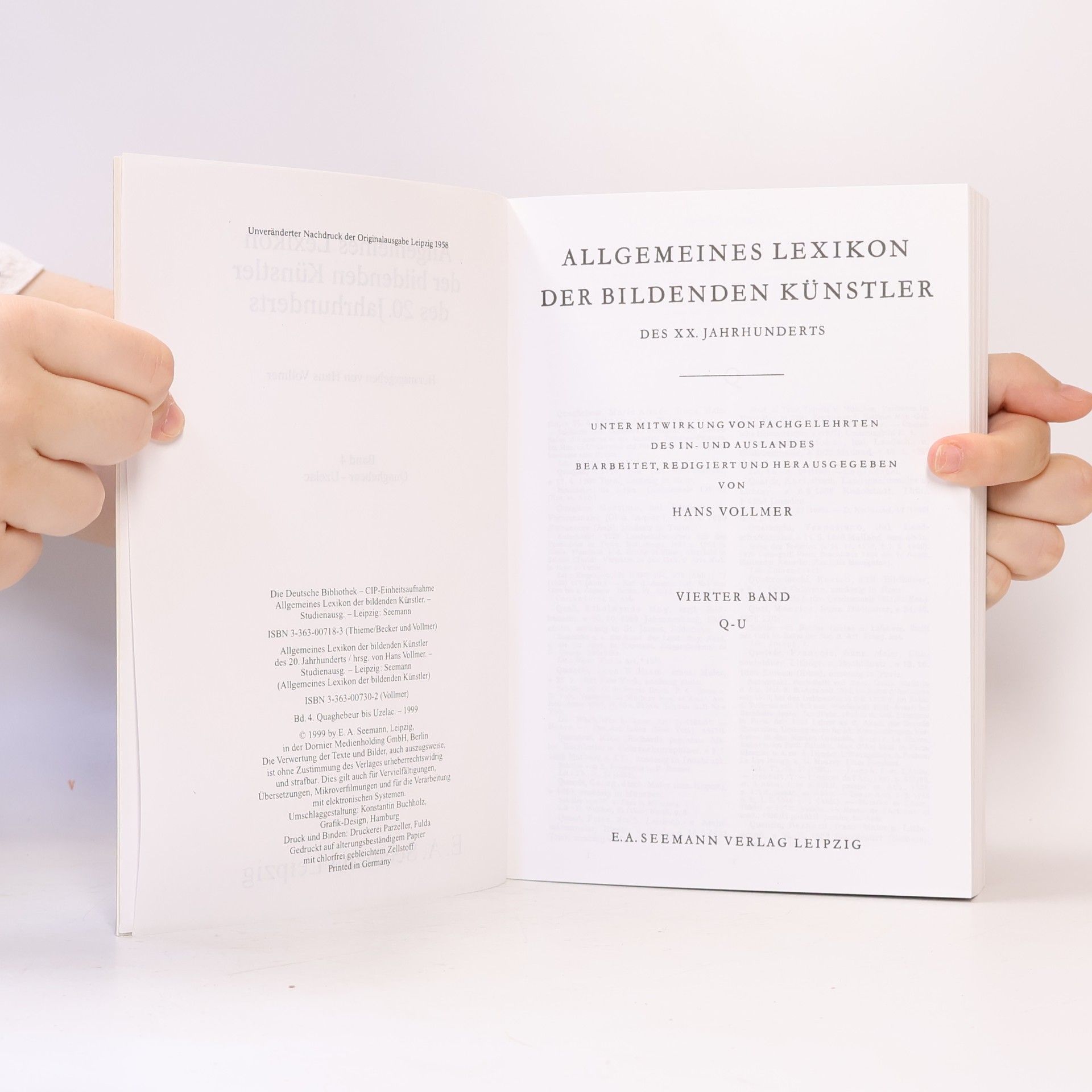 Kolektiv autorů Vollmer. Allgemeines Lexikon der bildenden Künstler des 20. Jahrhunderts 4