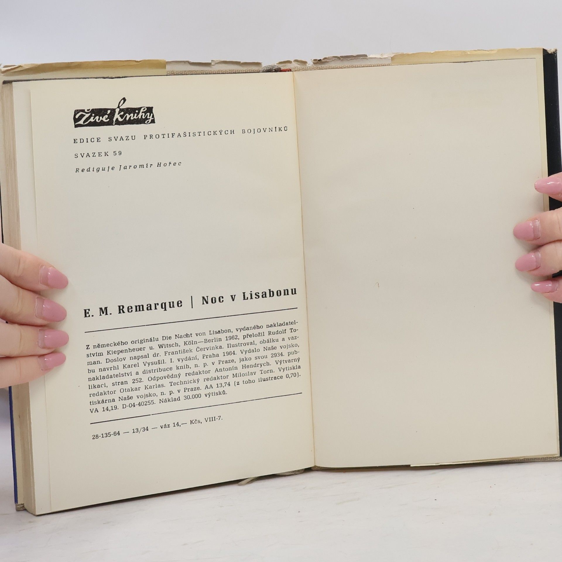 Erich Maria Remarque Noc v Lisabonu