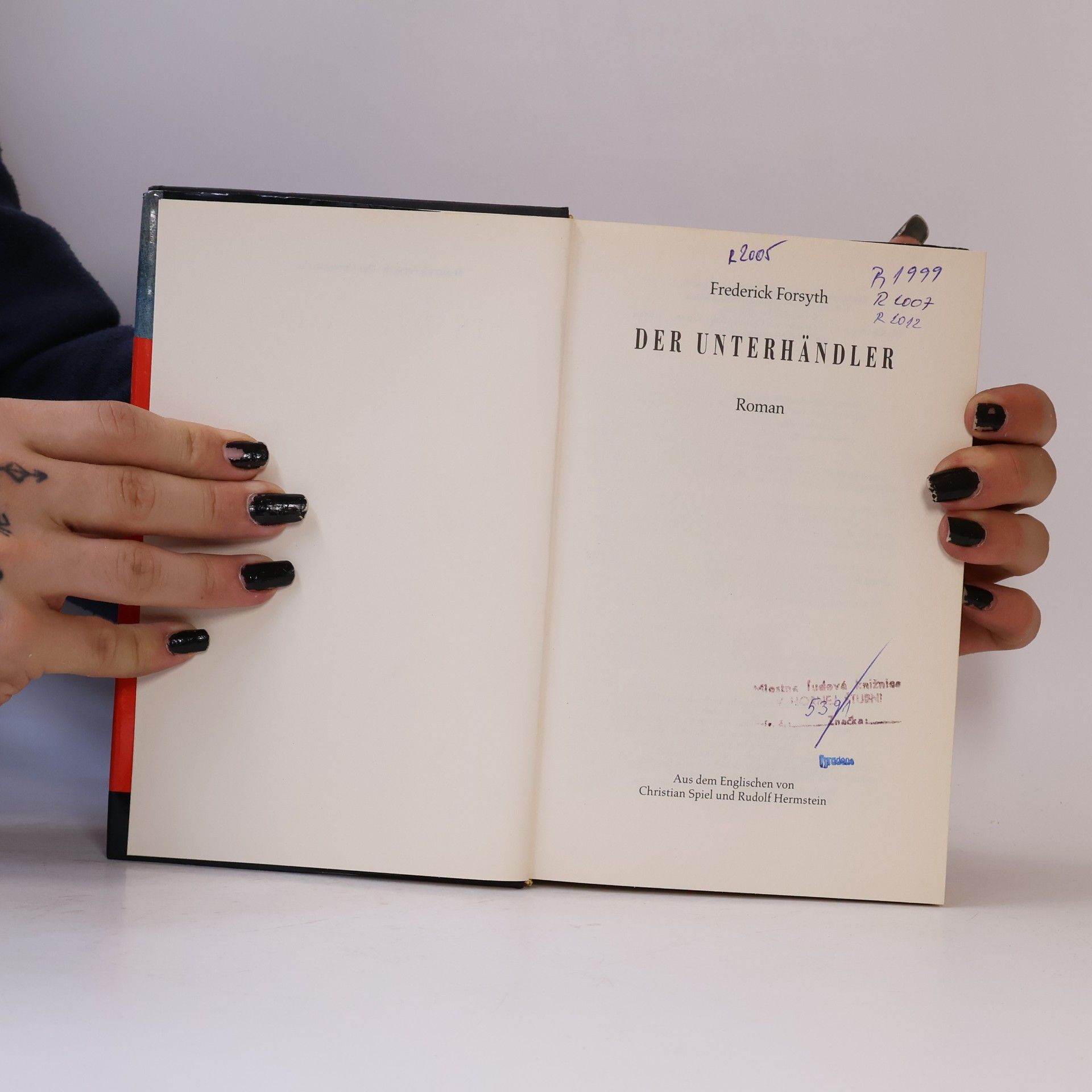 Frederick Forsyth Der Unterhändler