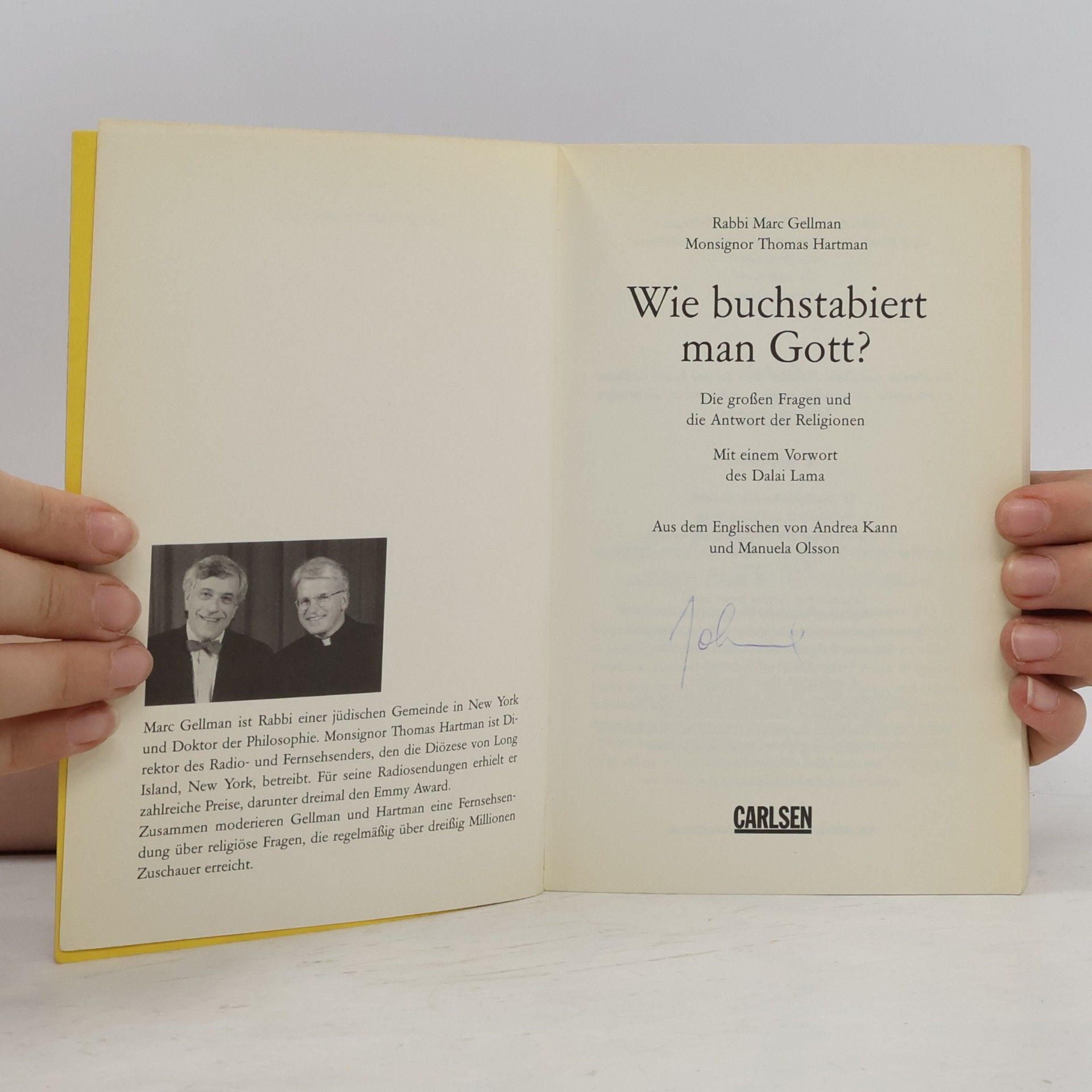Marc Gellman Wie buchstabiert man Gott?