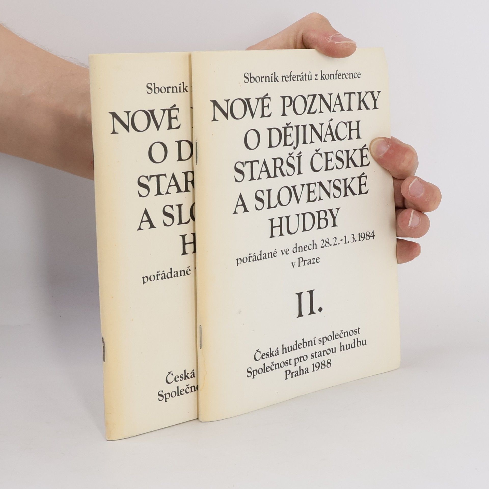 Autorenkollektiv Nové poznatky o dějinách starší české a slovenské hudby. I-II.