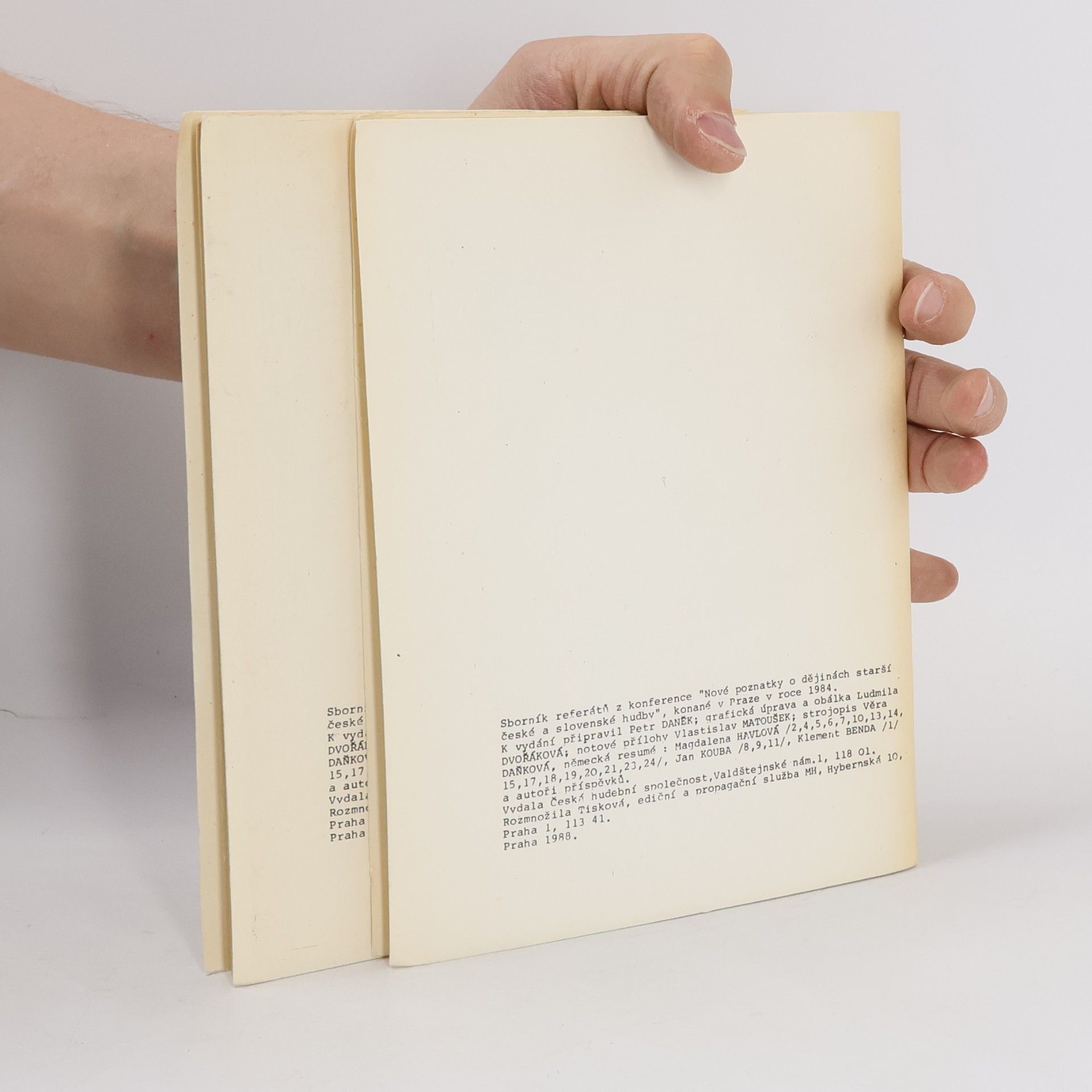 Autorenkollektiv Nové poznatky o dějinách starší české a slovenské hudby. I-II.