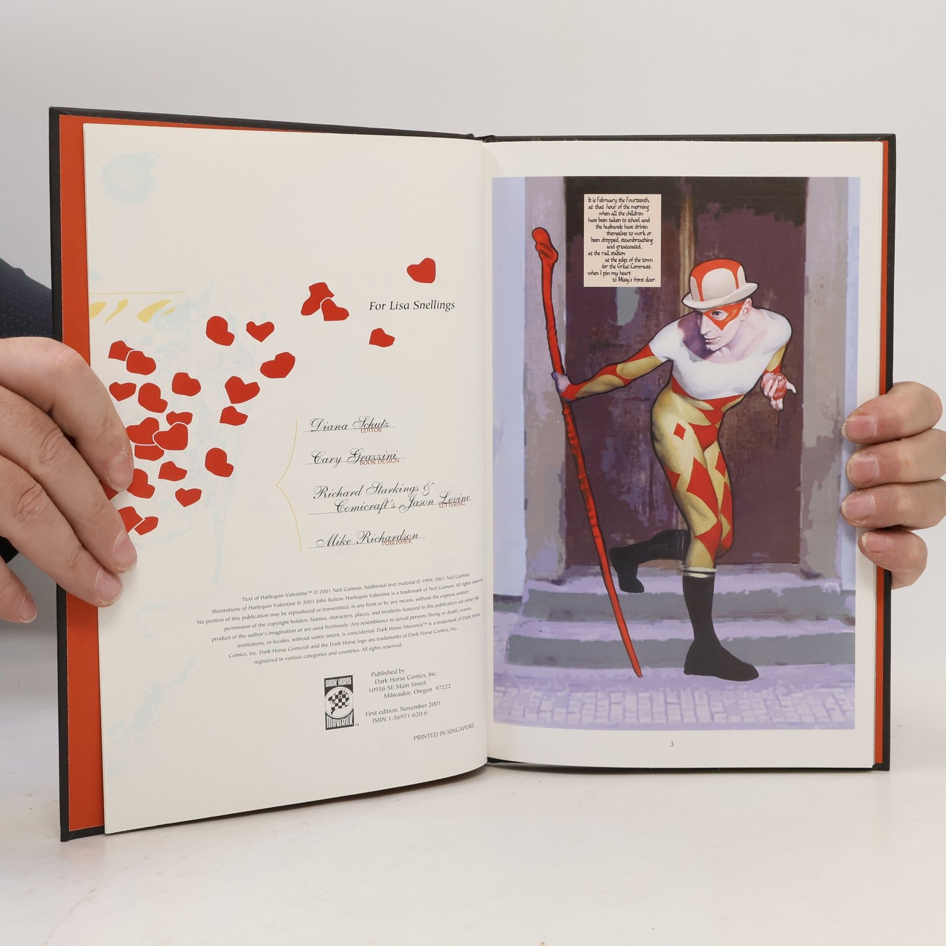 Neil Gaiman Harlequin Valentine
