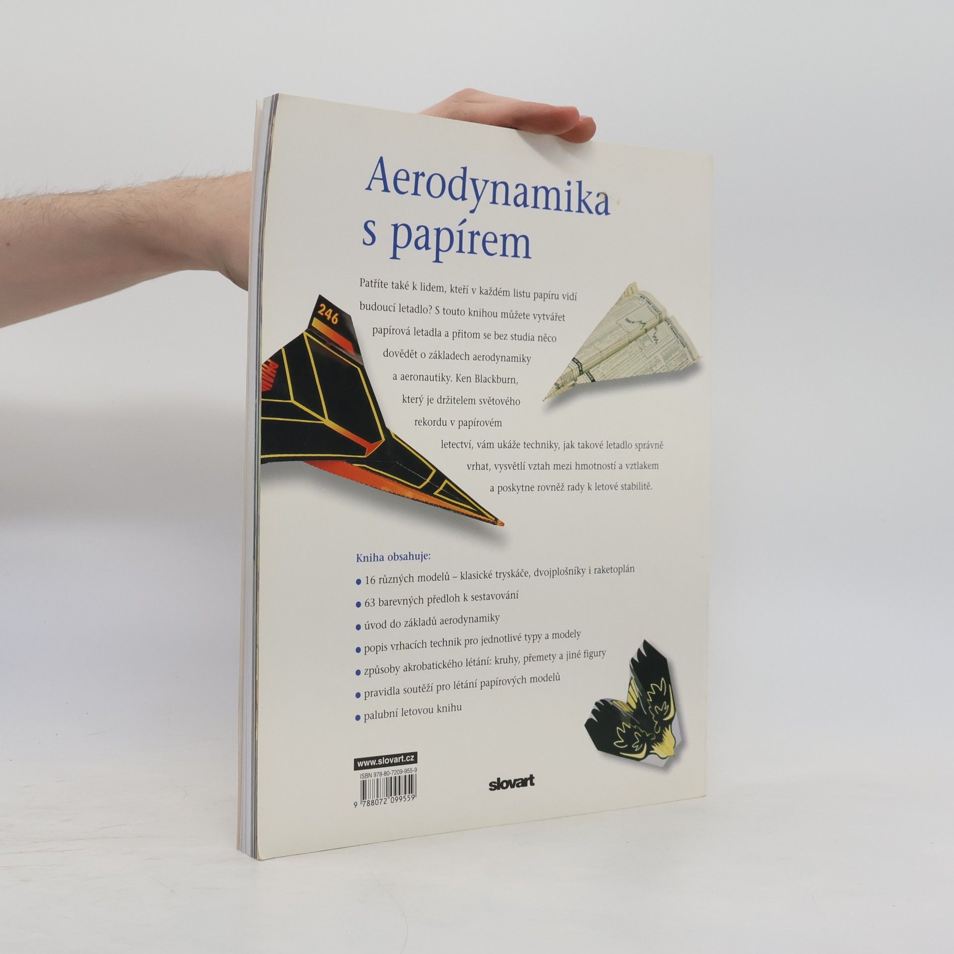 Ken Blackburn Letadélka z papíru : skládáním ke světovým rekordům