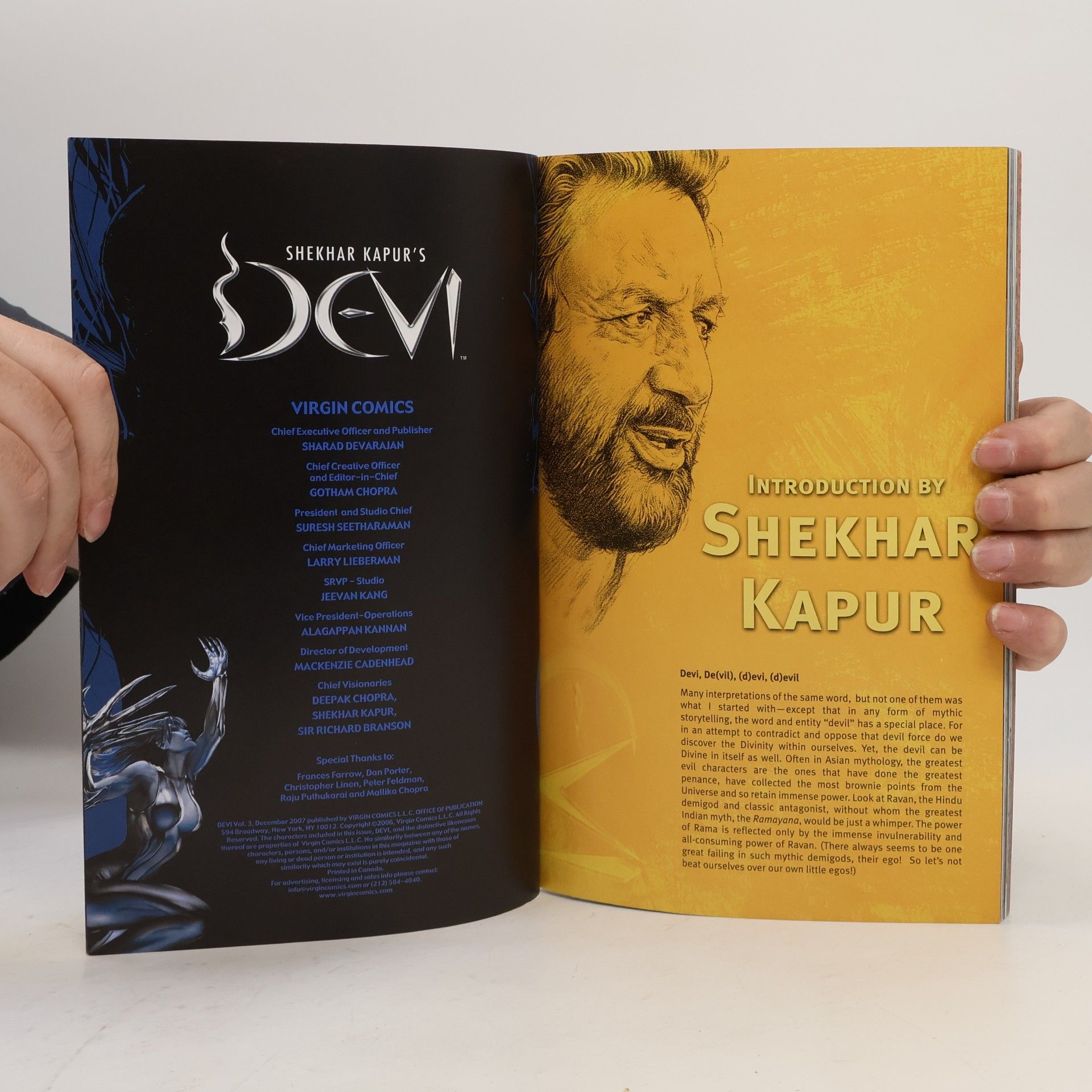Shekhar Kapur Shekhar Kapur's Devi Vol. 3