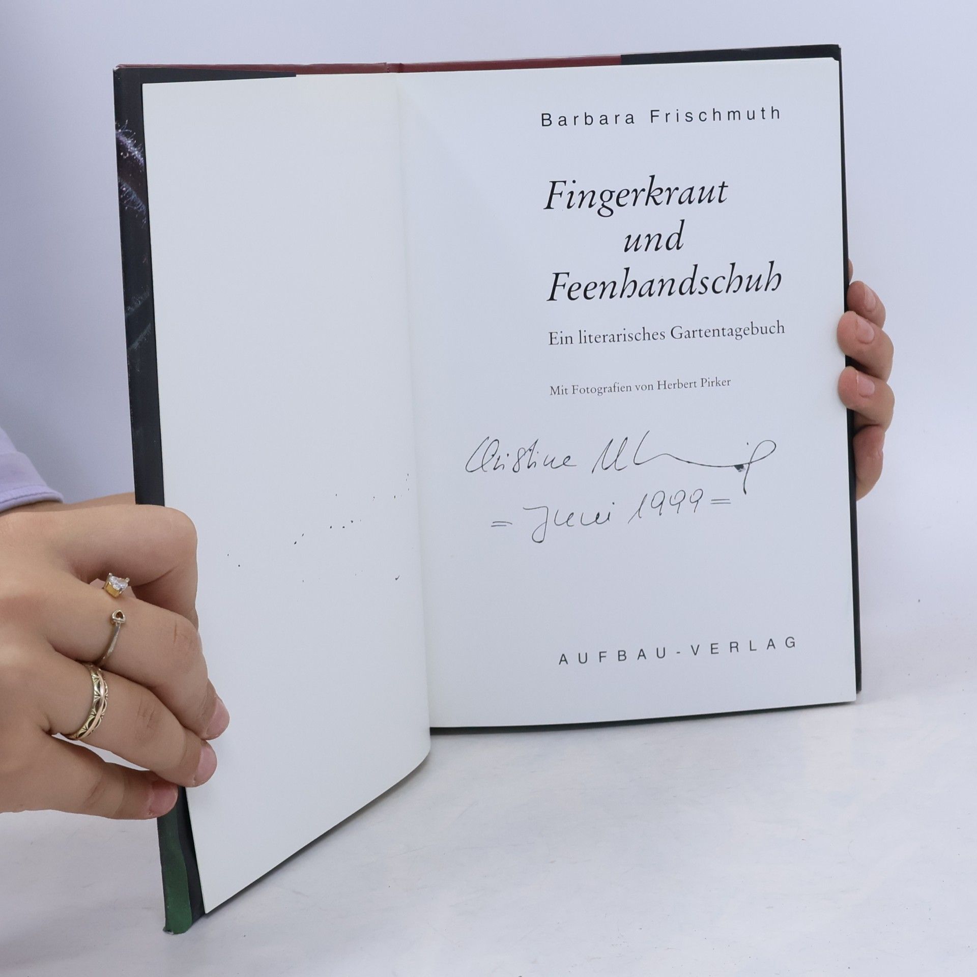 Barbara Frischmuth Fingerkraut und Feenhandschuh