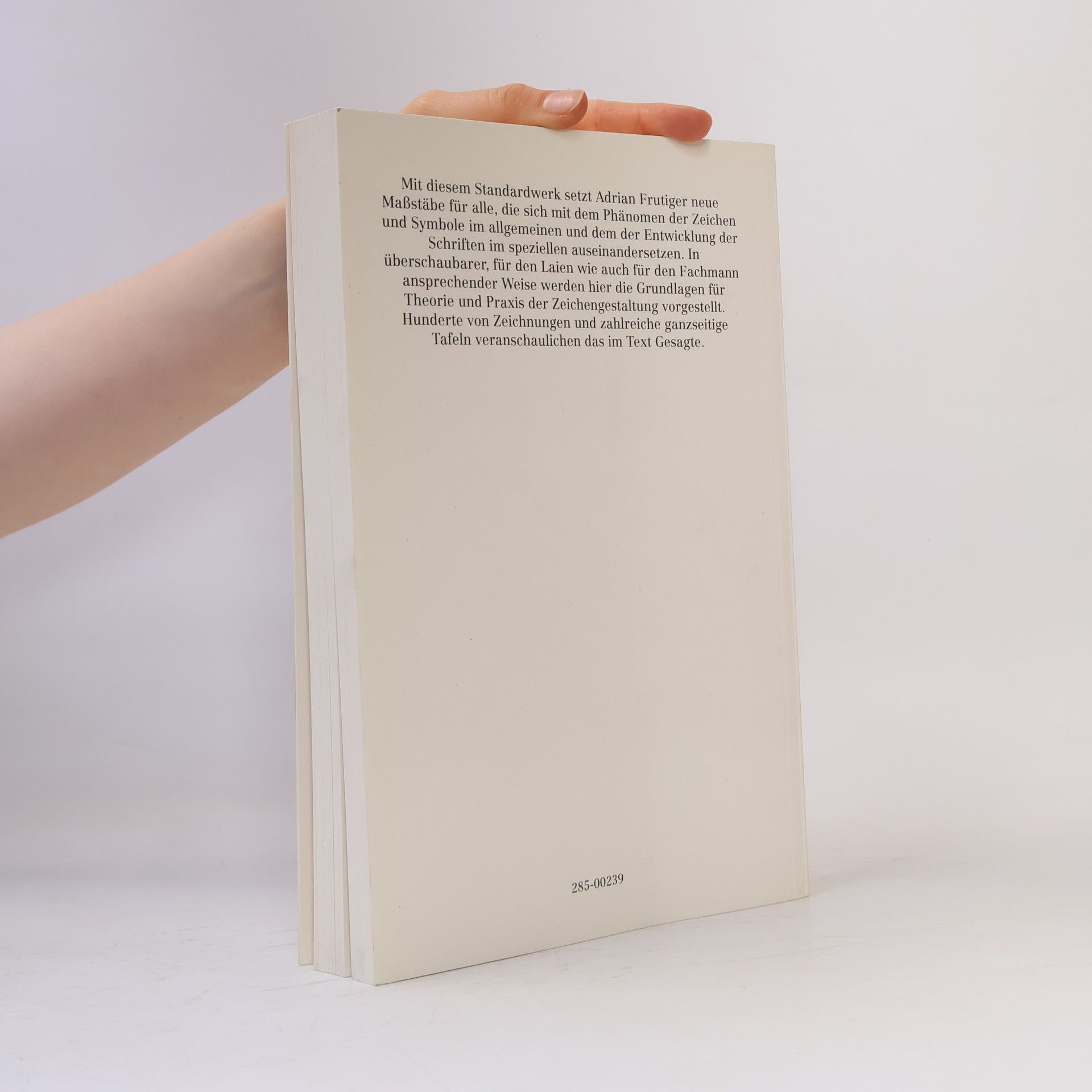 Adrian Frutiger Der Mensch und seine Zeichen