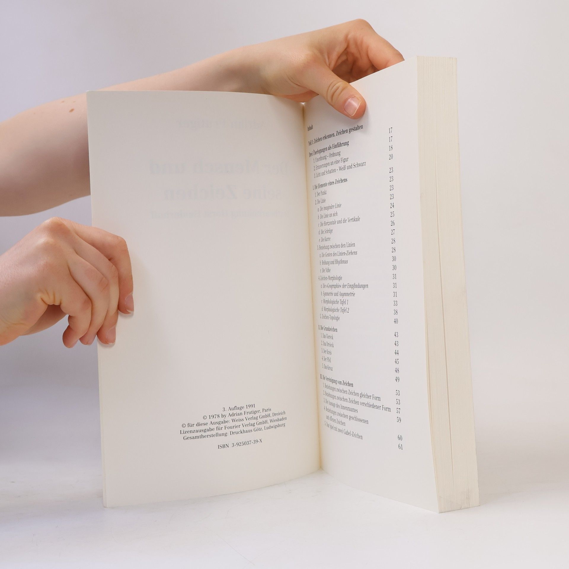 Adrian Frutiger Der Mensch und seine Zeichen