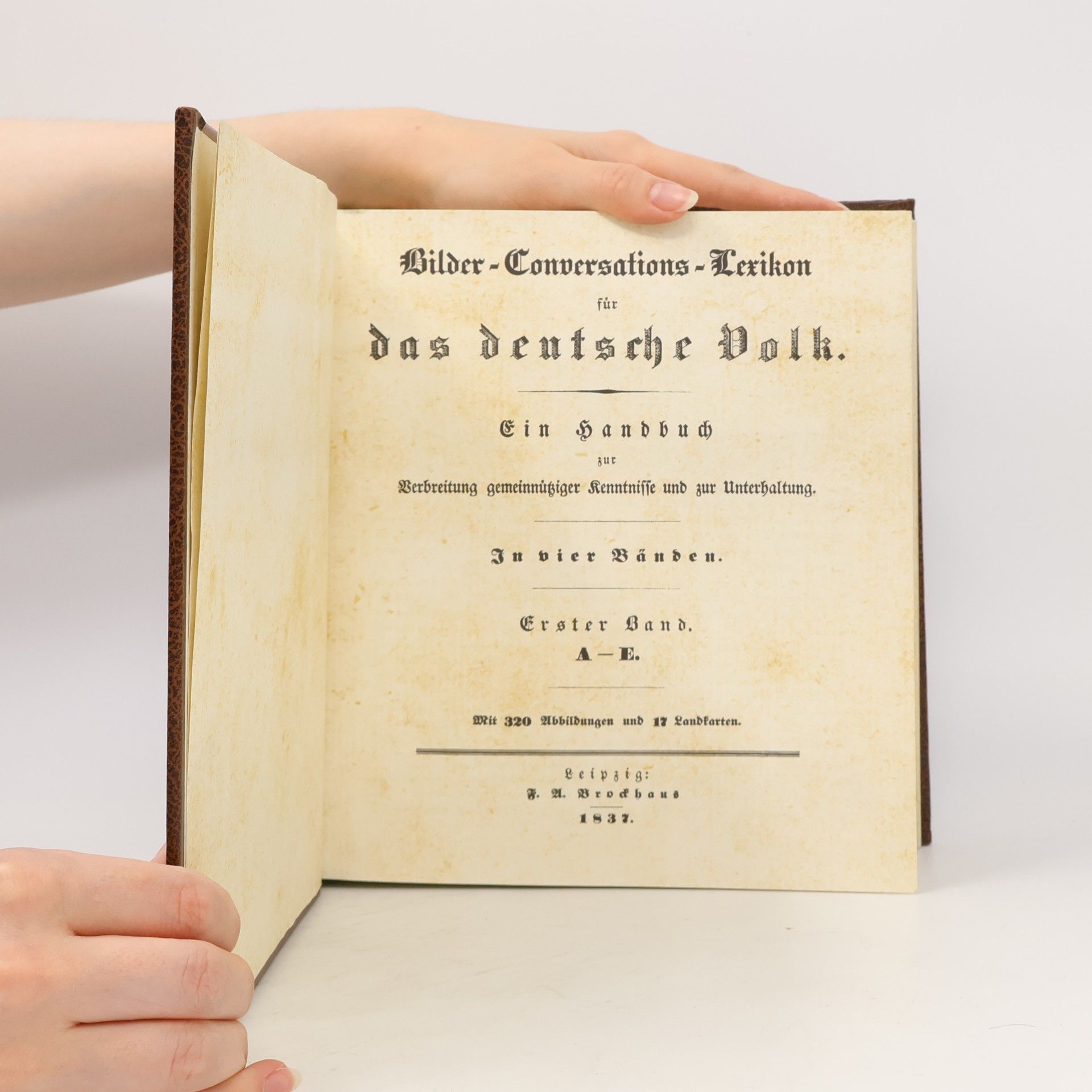 Autorenkollektiv Bilder-Conversations-Lexikon für das deutsche Volk 1. A-E