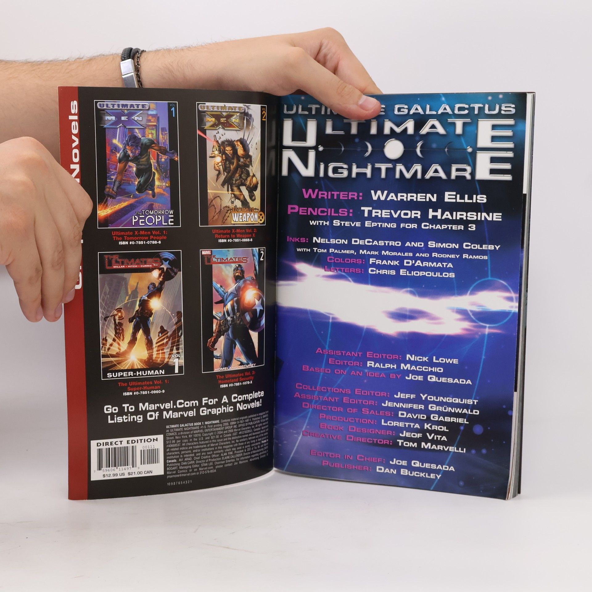 Trevor Hairsine Ultimate Galactus, Volume 1