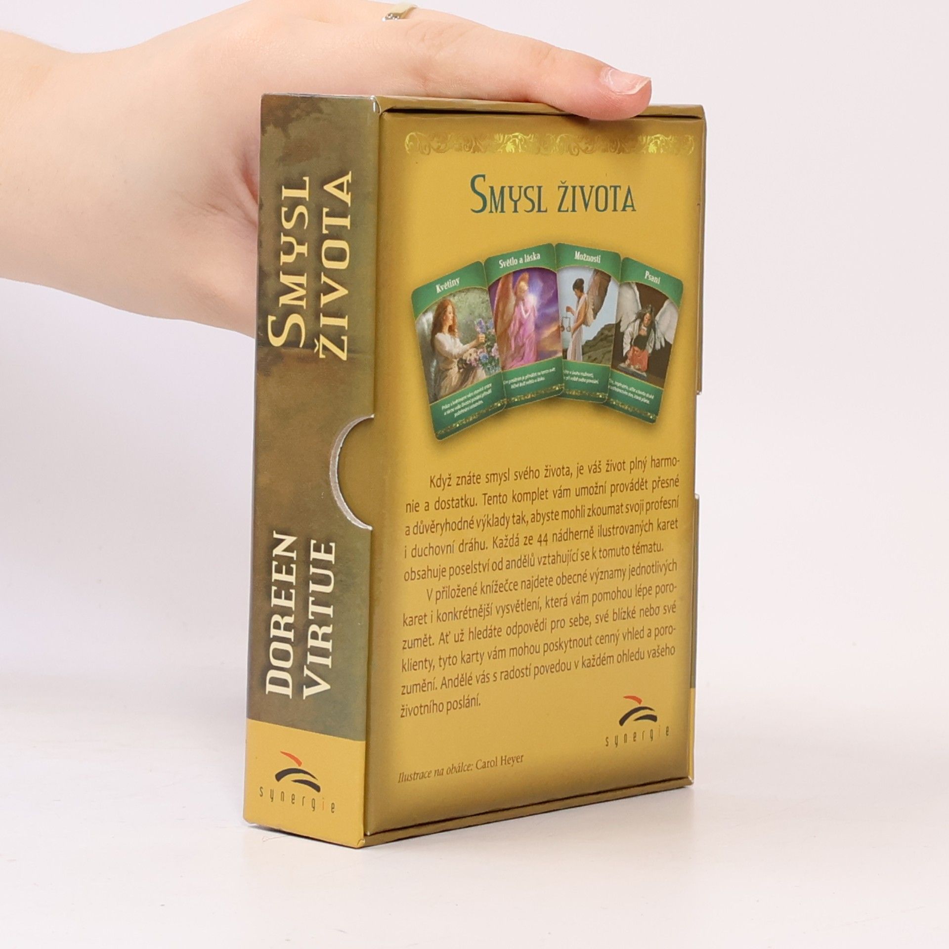 Doreen Virtue Smysl života. Vykládací karty (kniha + 44 karet)