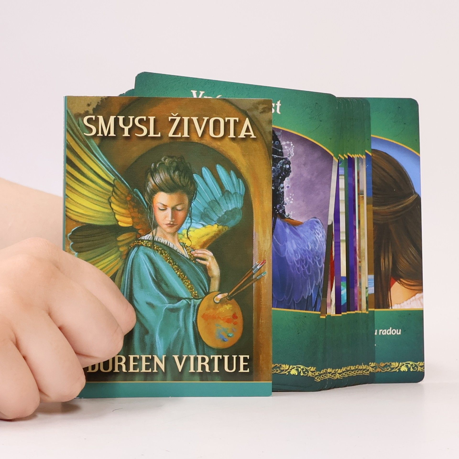 Doreen Virtue Smysl života. Vykládací karty (kniha + 44 karet)