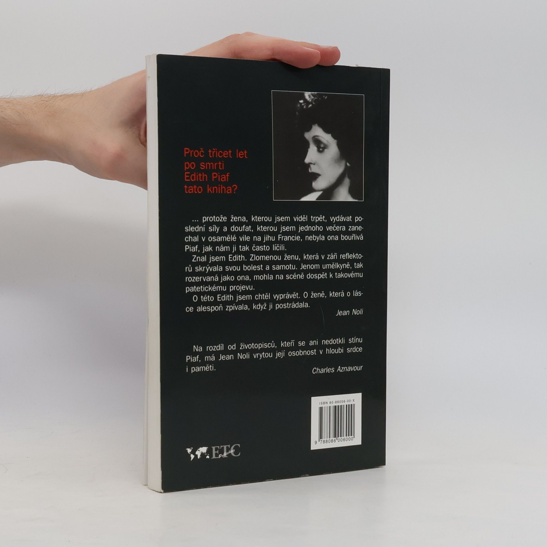 Jean Noli Edith Piaf. Přísně tajné