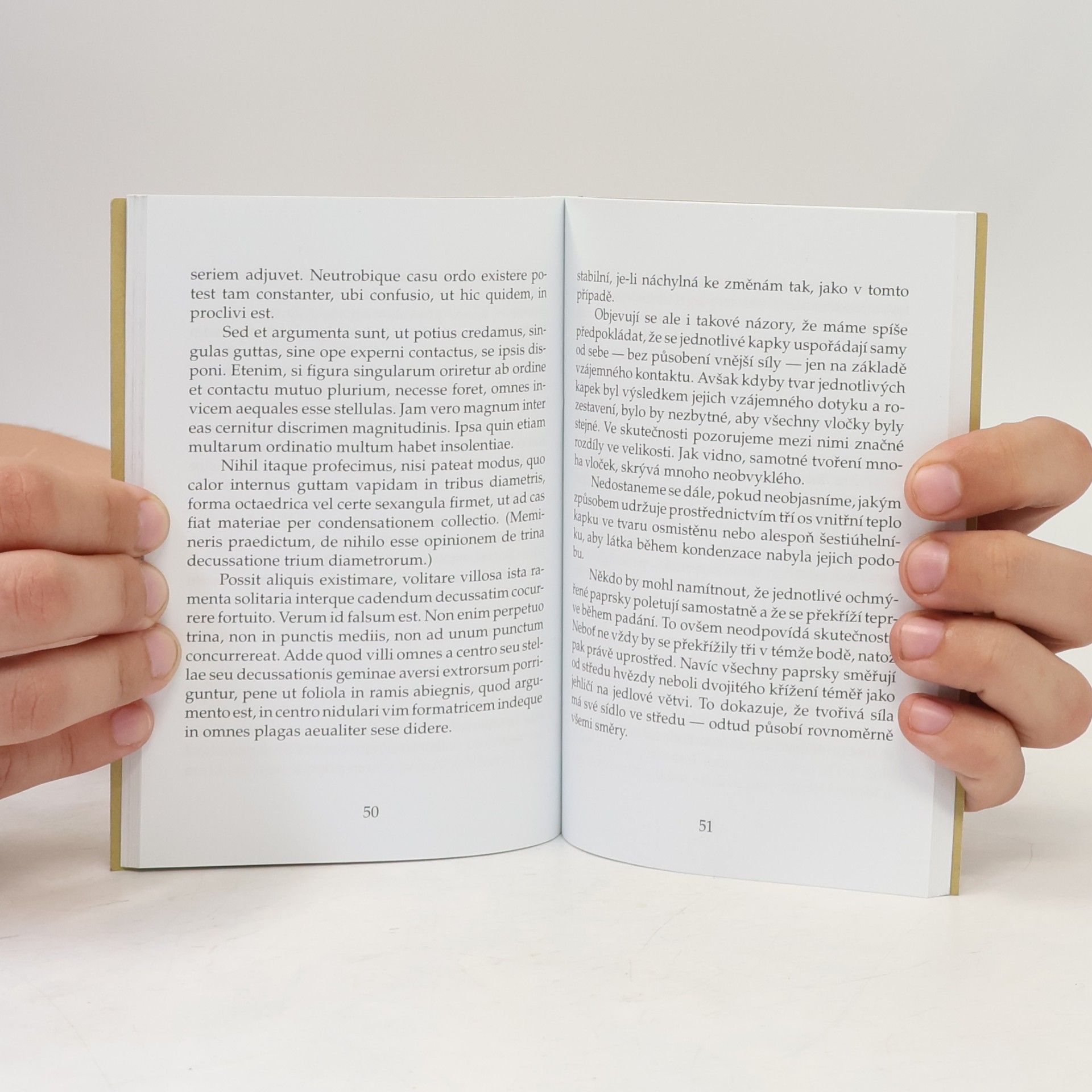 Johannes Kepler O šestiúhelné sněhové vločce – poutavé čtení o „ničem“