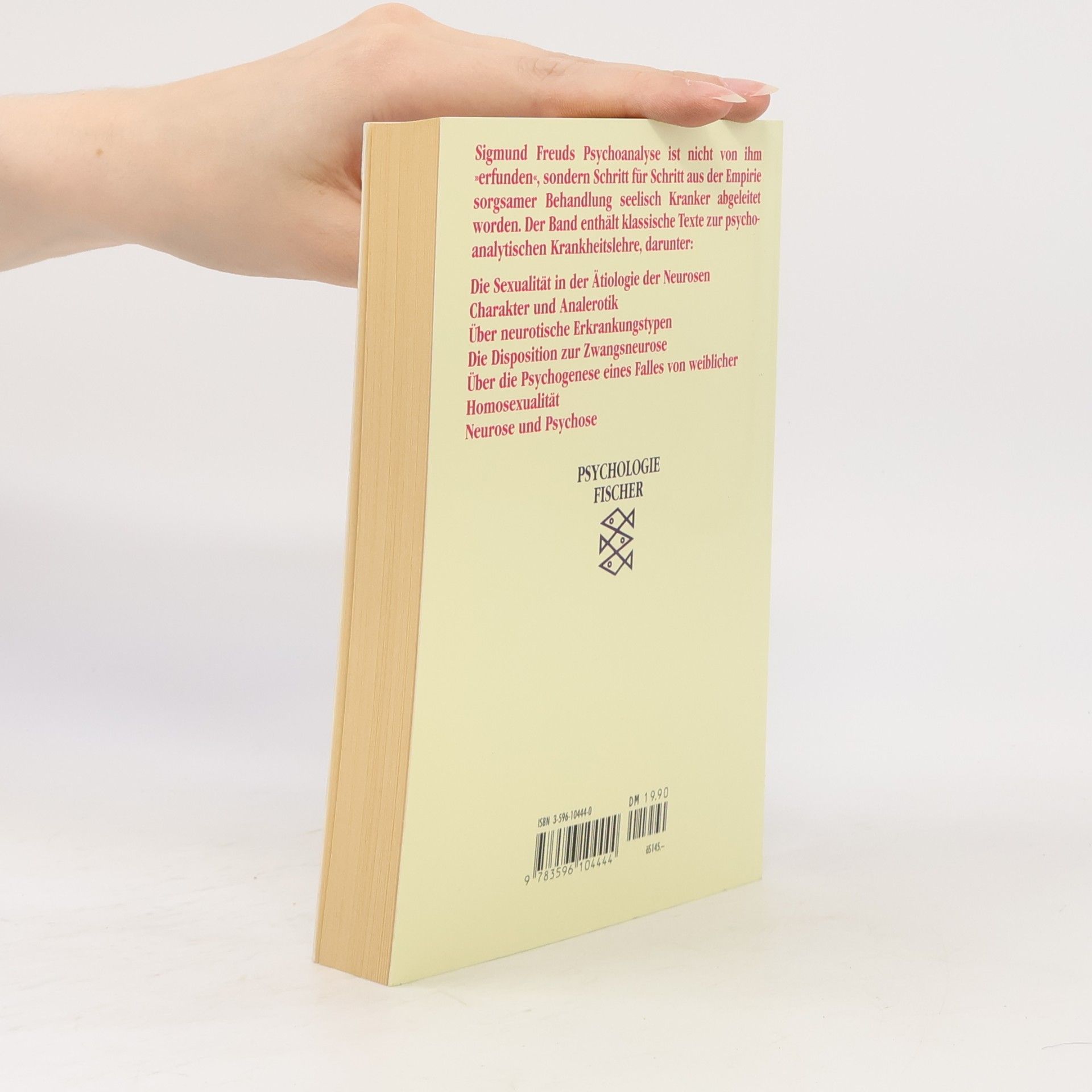 Sigmund Freud Schriften zur Krankheitslehre der Psychoanalyse