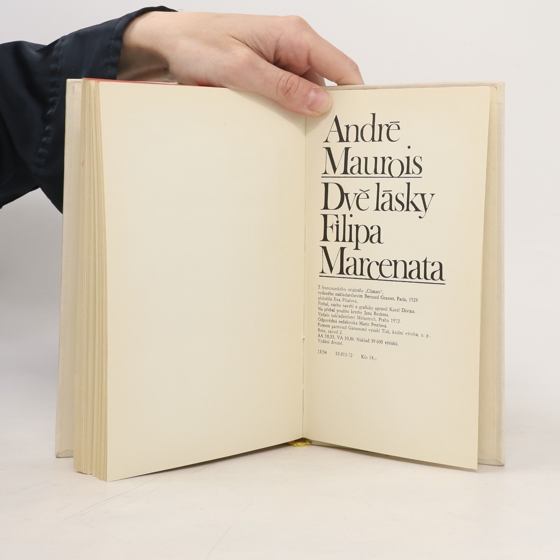 André Maurois Dvě lásky Filipa Marcenata