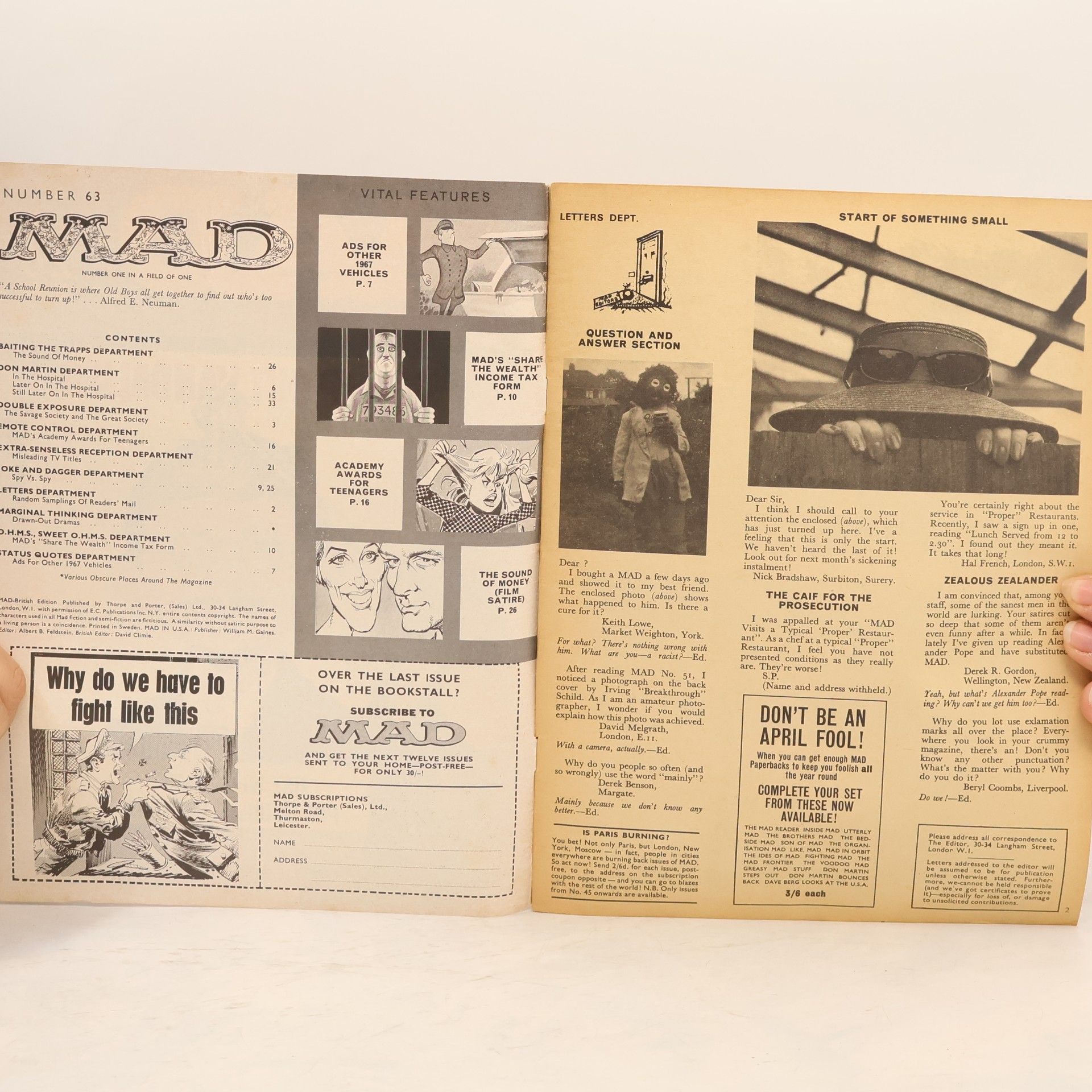 Collectif d'auteurs Mad, no. 63
