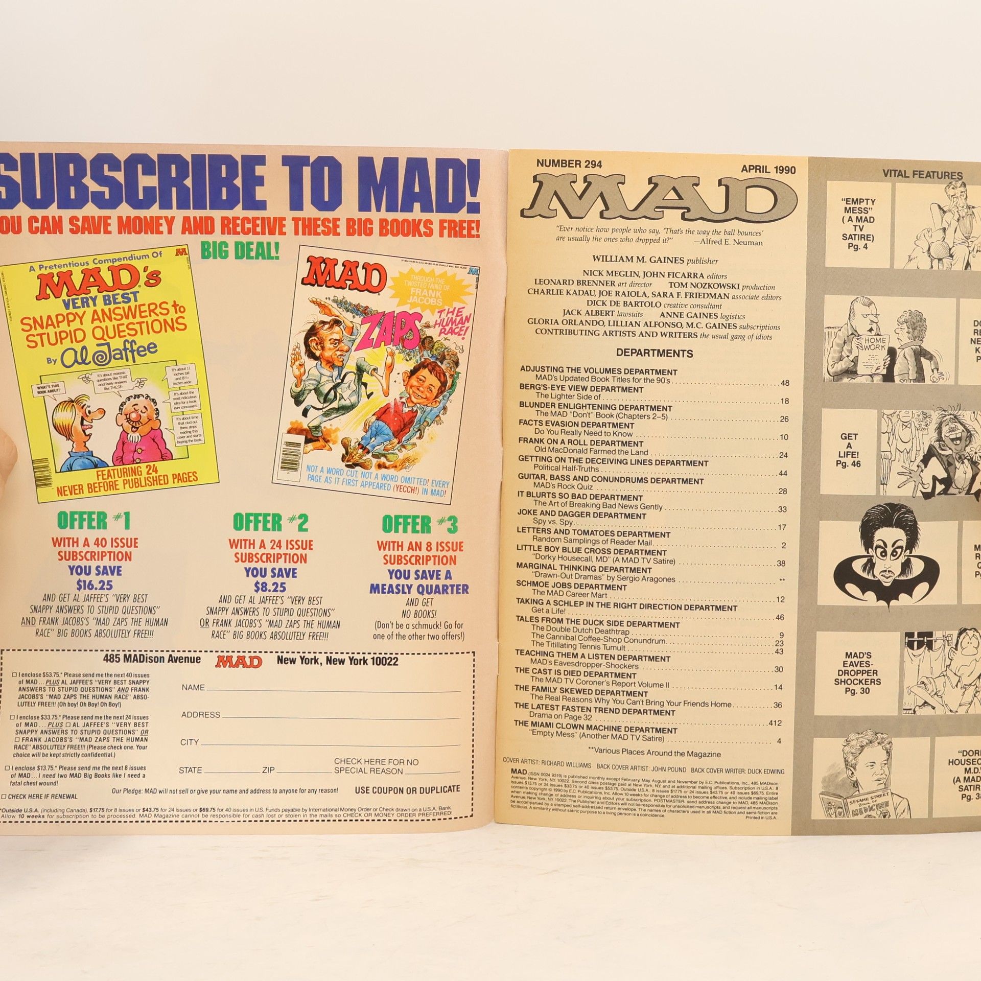 Various authors MAD Magazine 294.