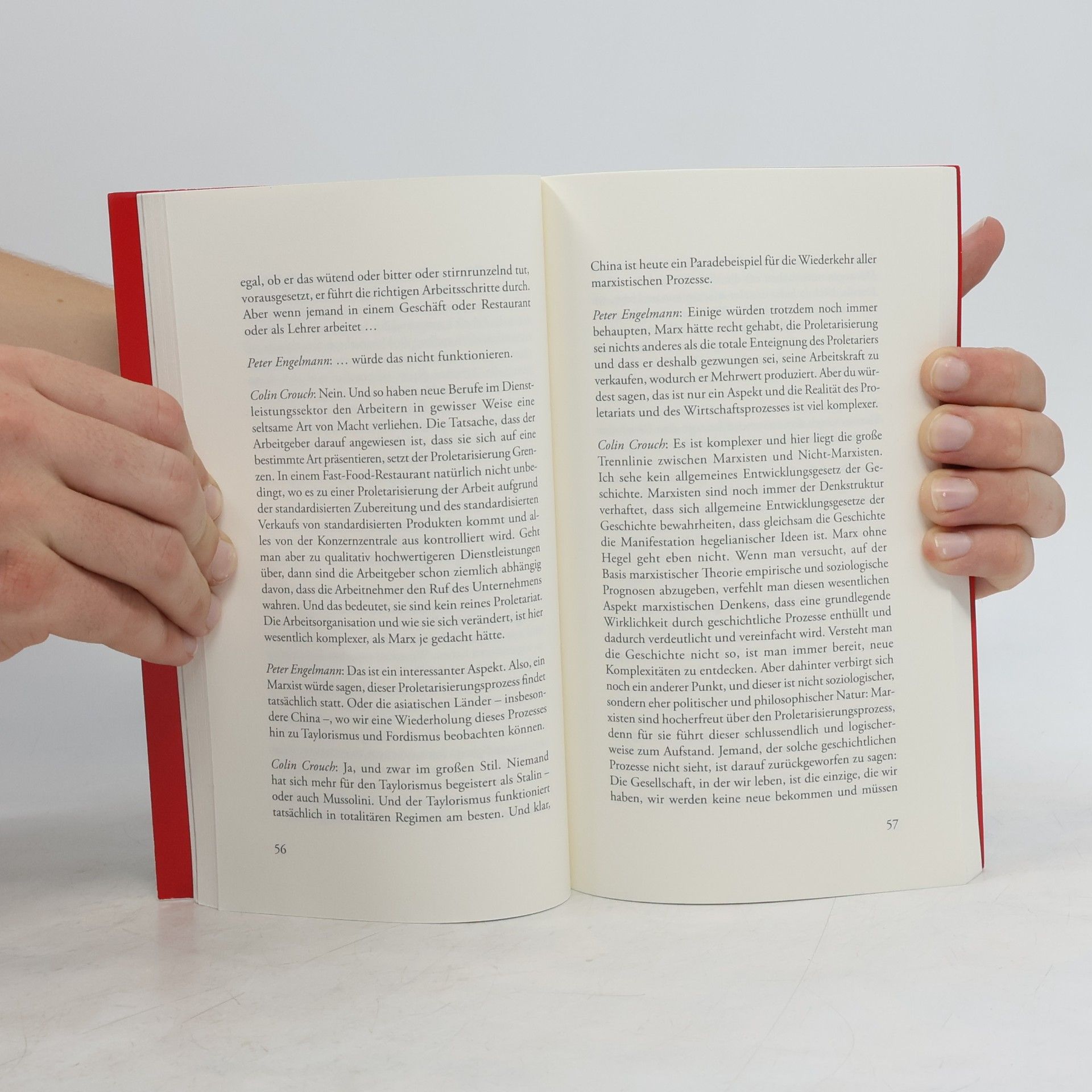 Colin Crouch Passagen Gespräche - 2: Markt und Moral
