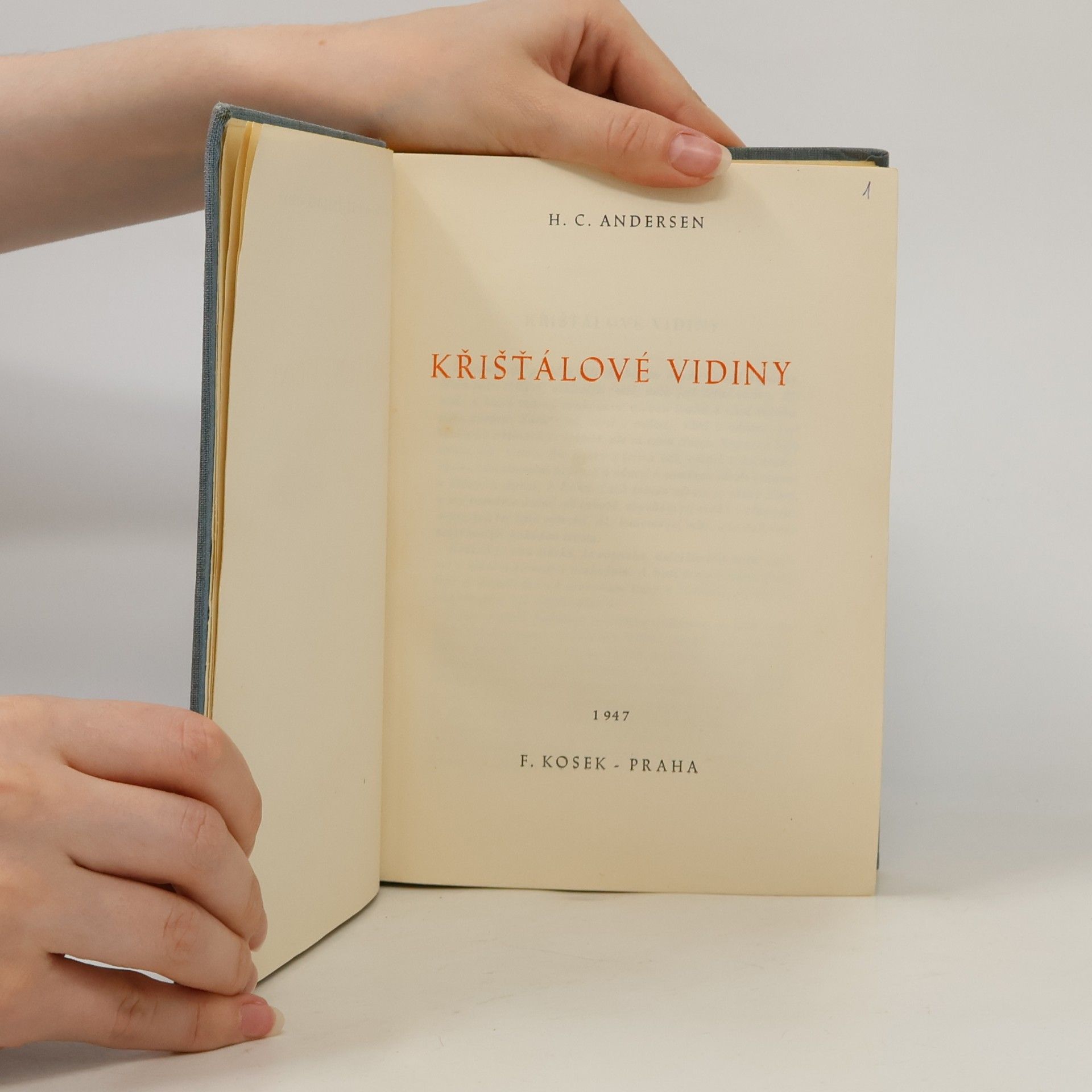 Hans Christian Andersen Křišťálové vidiny