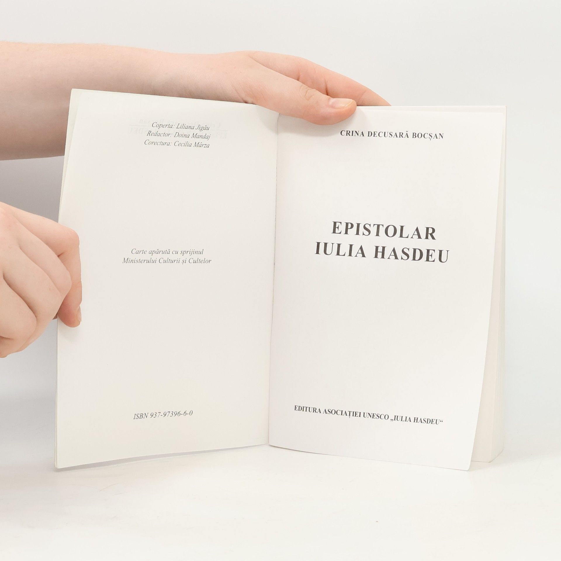 Crina Decusara Bocsan Epistolar Iulia Hasdeu