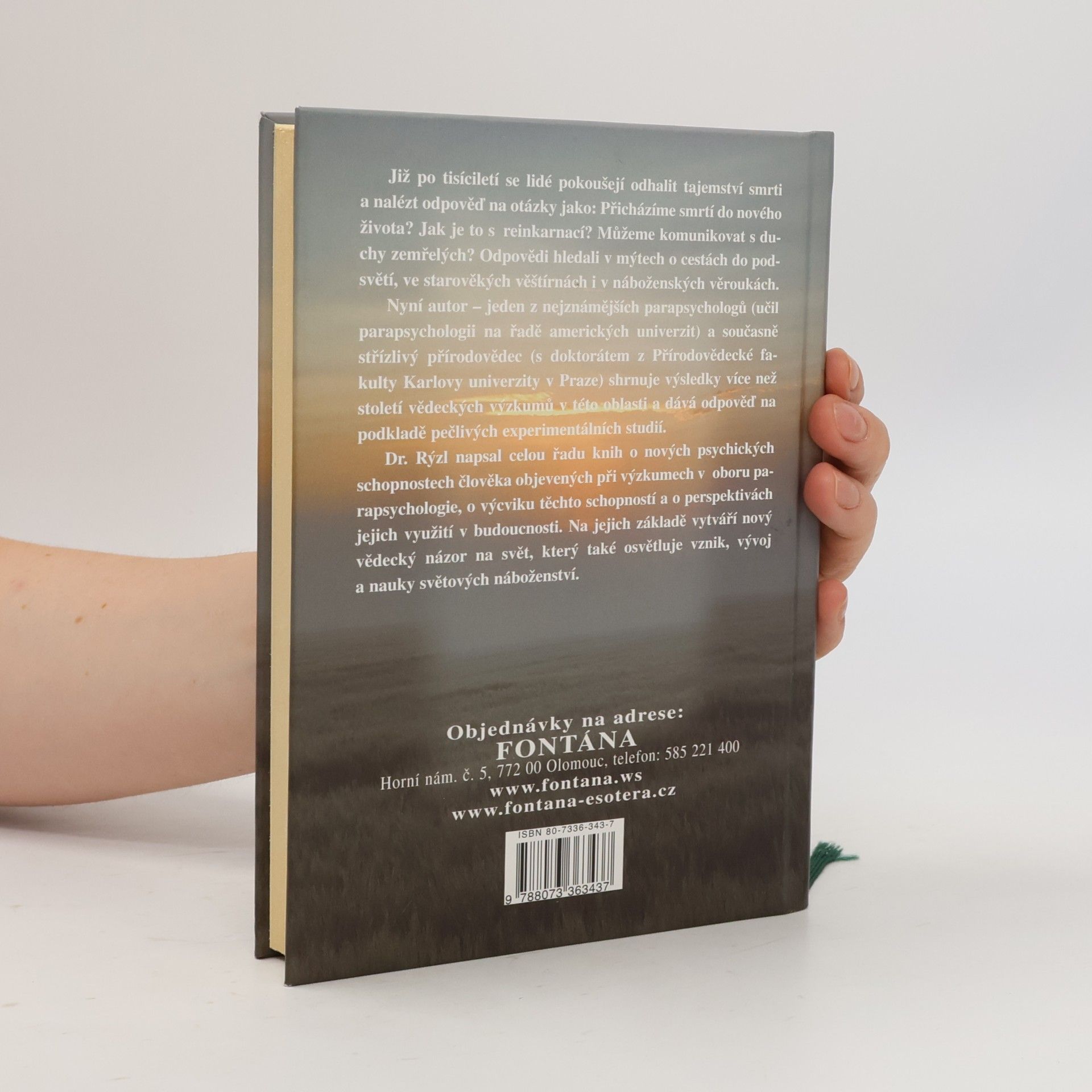 Milan Rýzl Parapsychologie o životě po smrti