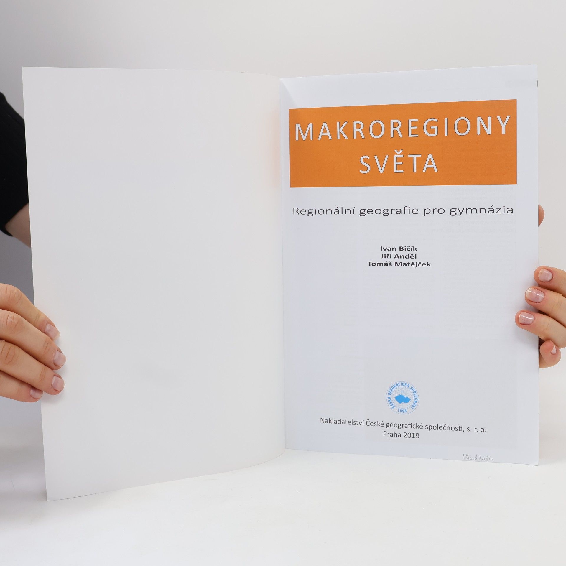 Ivan Bičík Makroregiony světa: regionální geografie pro gymnázia