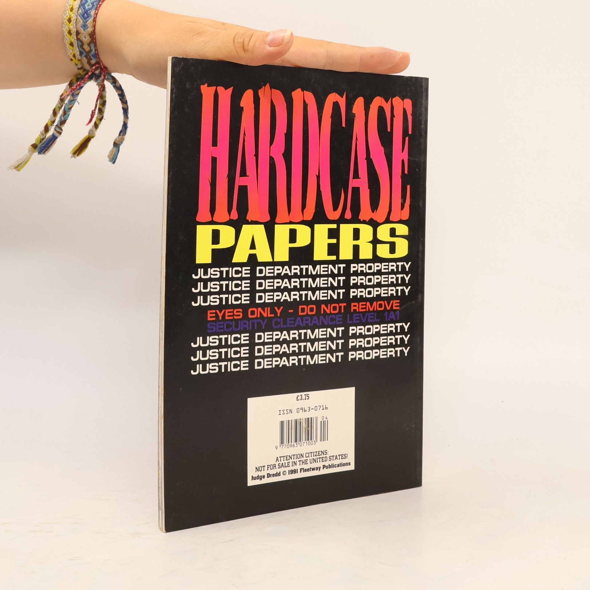 Various authors Judge Dredd's Hardcase Papers 4