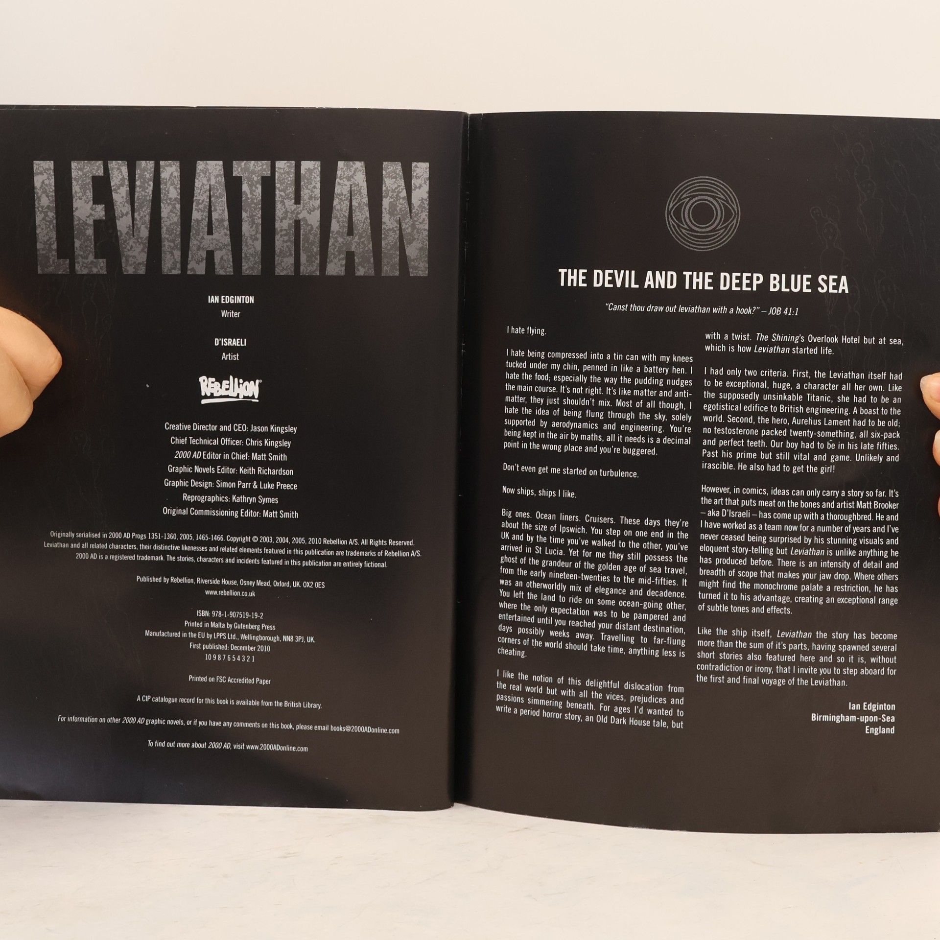 Ian Edginton Leviathan