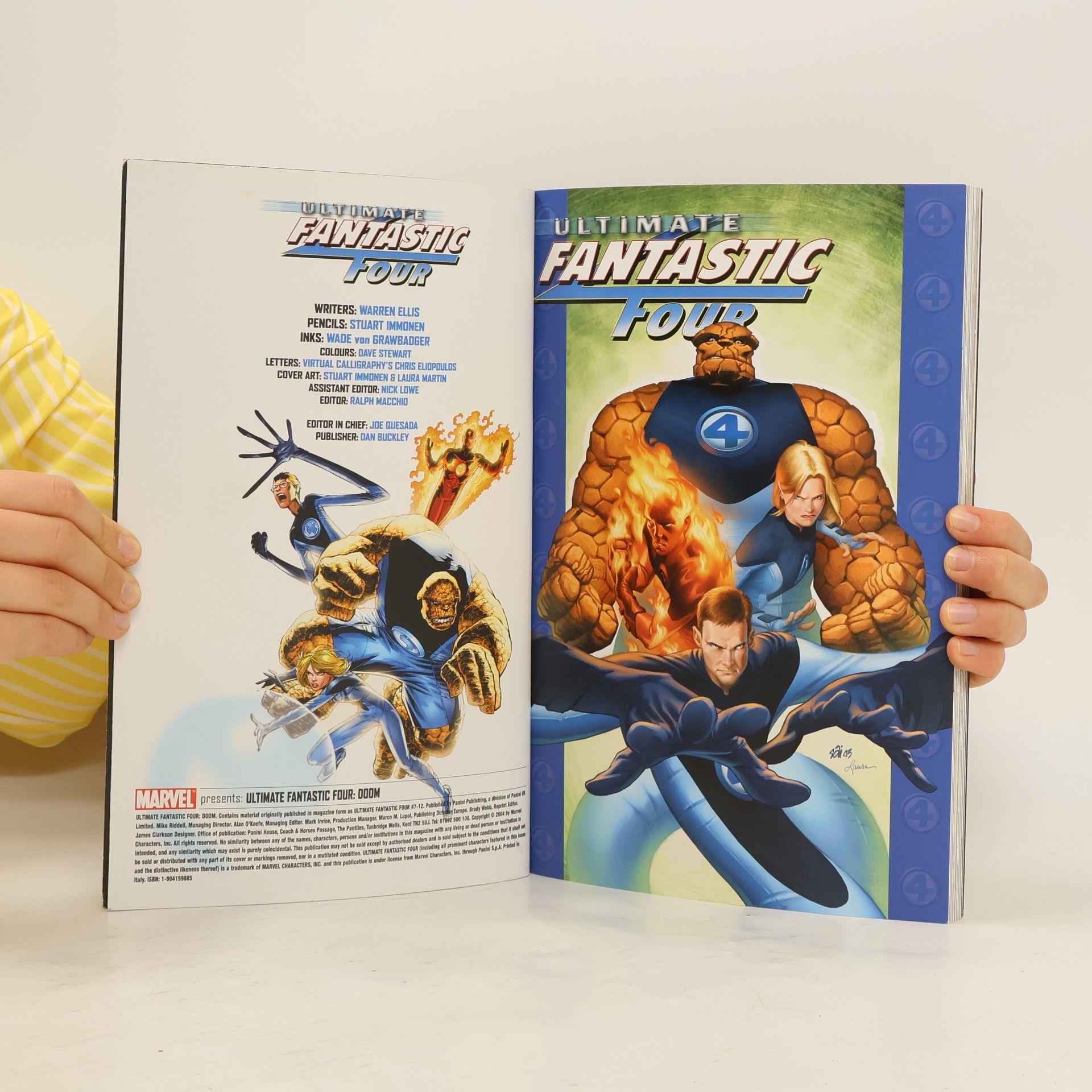 Warren Ellis Ultimate Fantastic Four