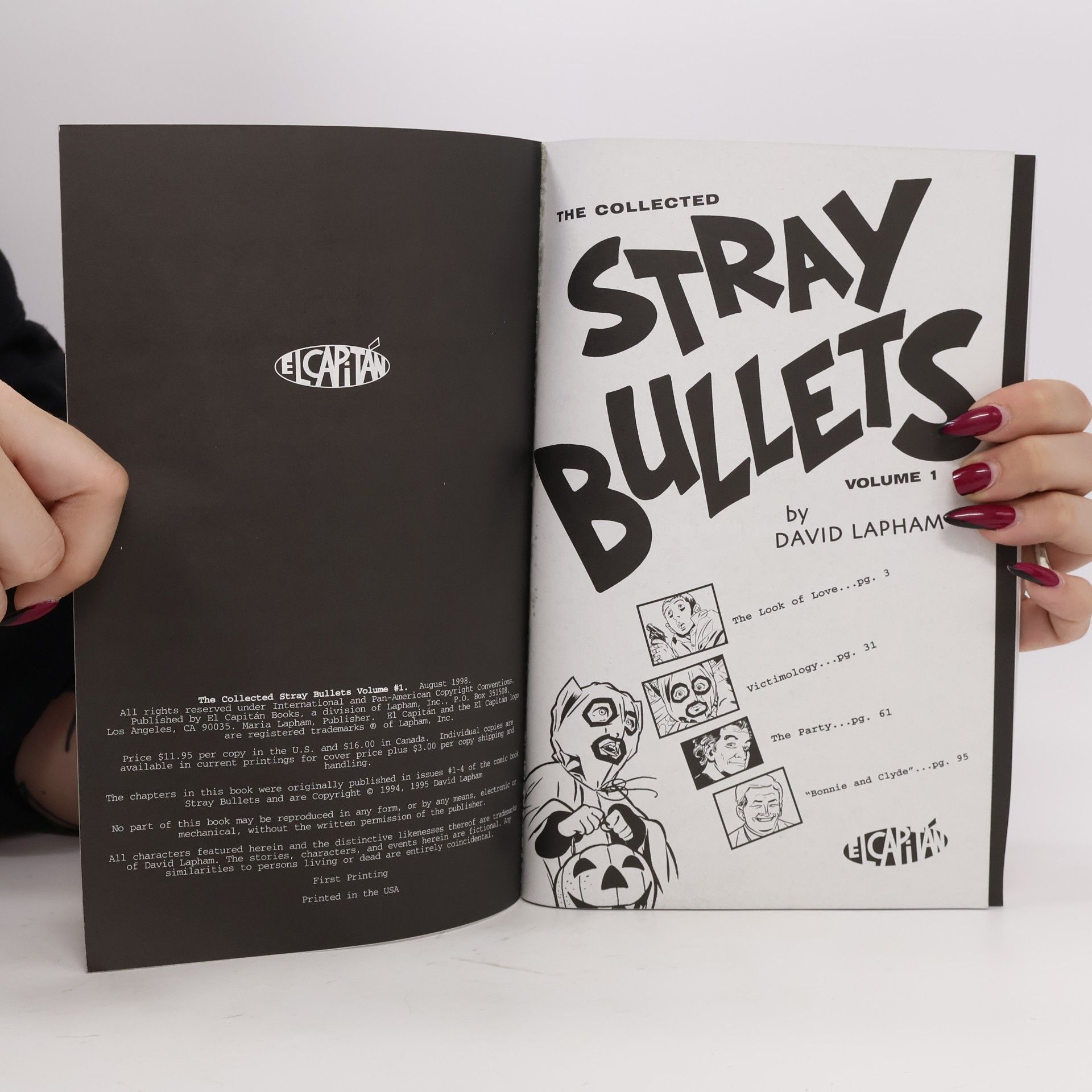 David Lapham Stray Bullets Volume 1: Innocence of Nihilism