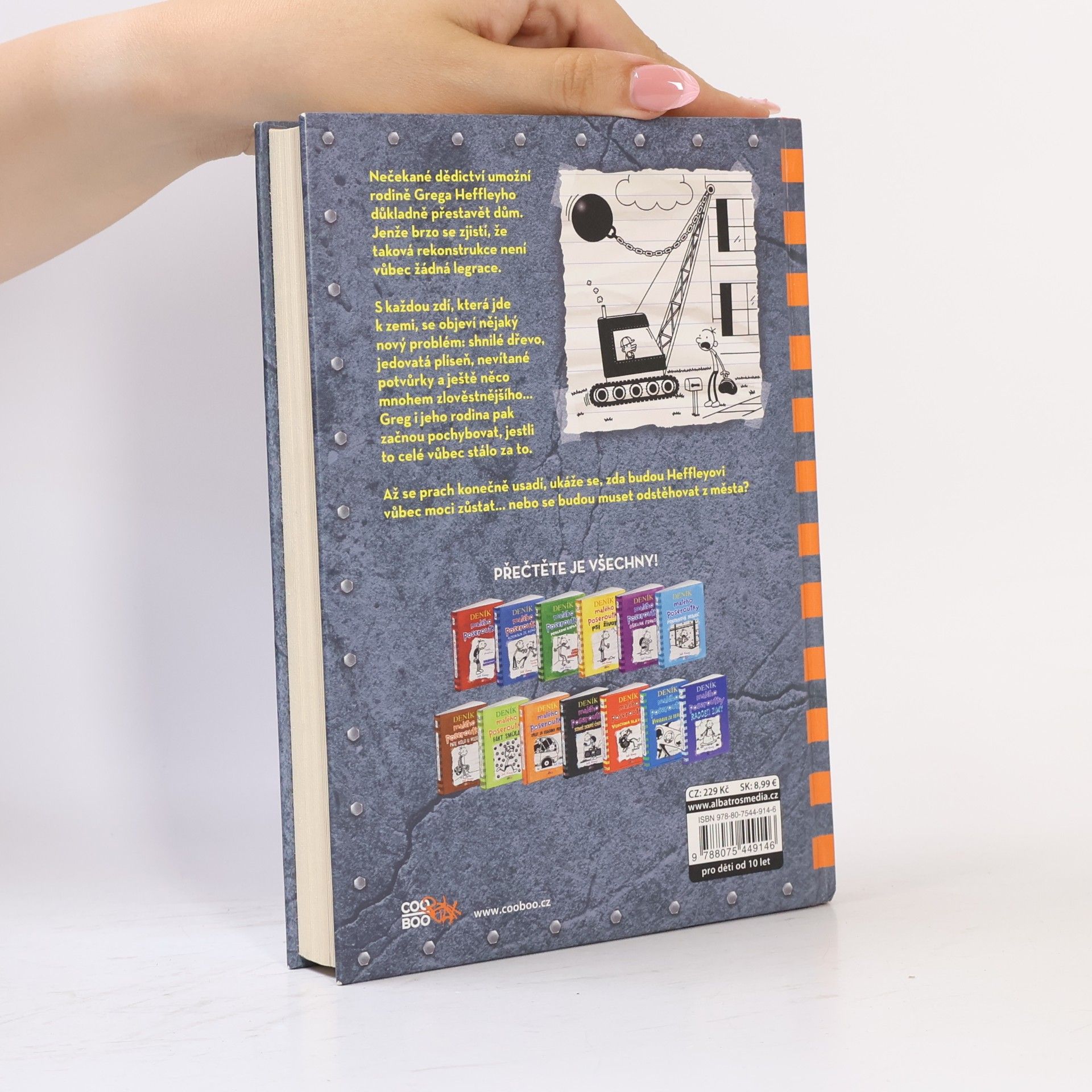 Jeff Kinney Deník malého poseroutky 14. Na spadnutí