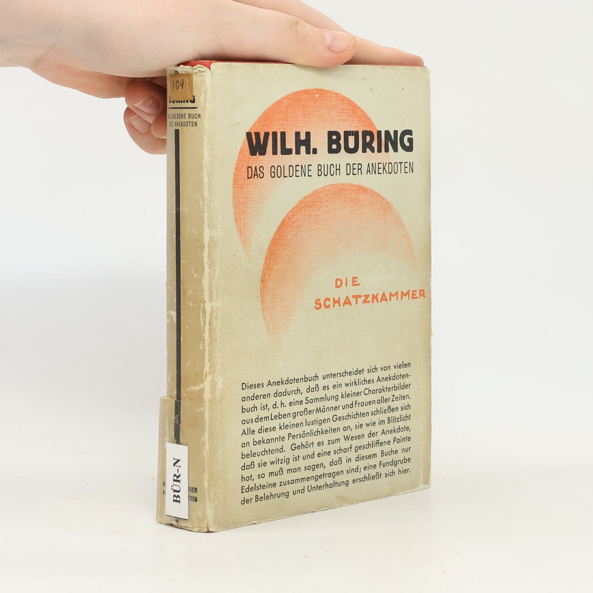 Wilhelm Büring Das goldene Buch der Anekdoten