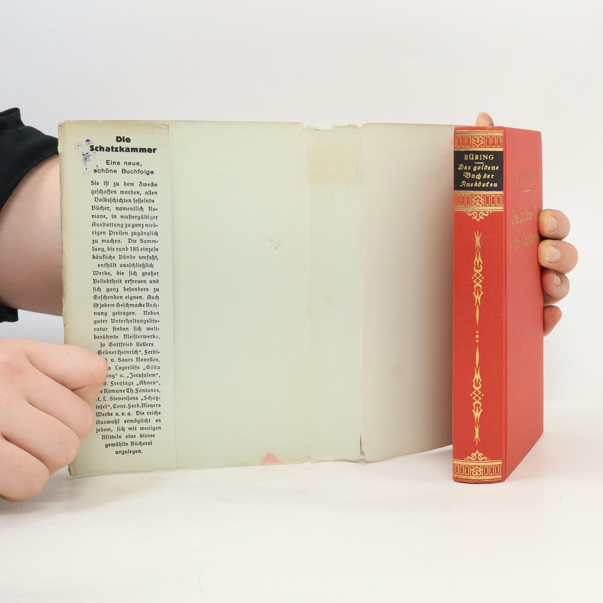 Wilhelm Büring Das goldene Buch der Anekdoten