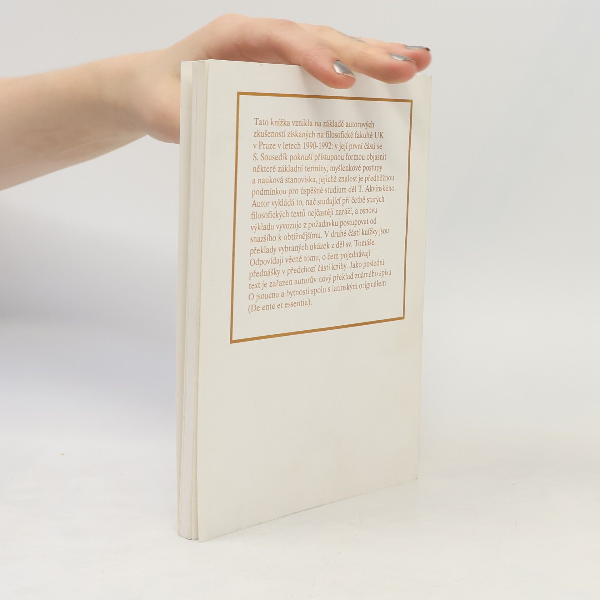 Thomas Aquinas Jsoucno a bytí
