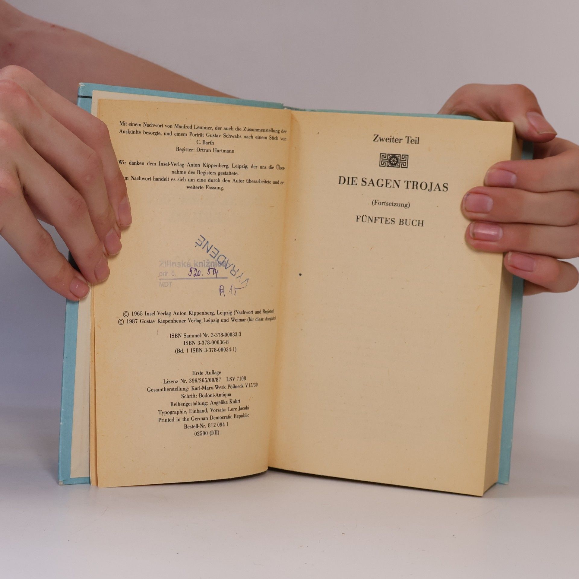 Gustav Schwab Die schönsten Sagen des Klassischen Altertums