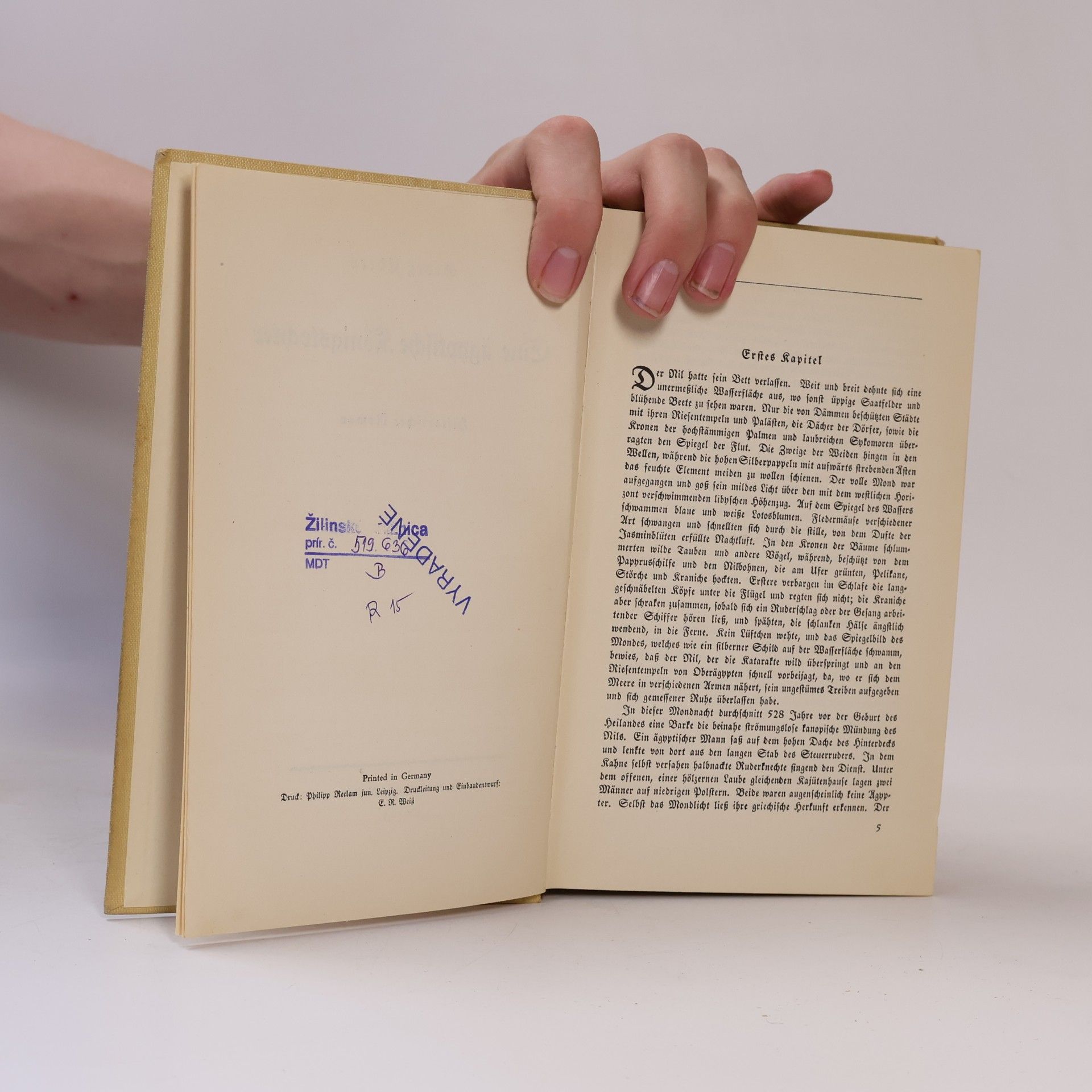 Georg Ebers Eine ägyptische Königstochter