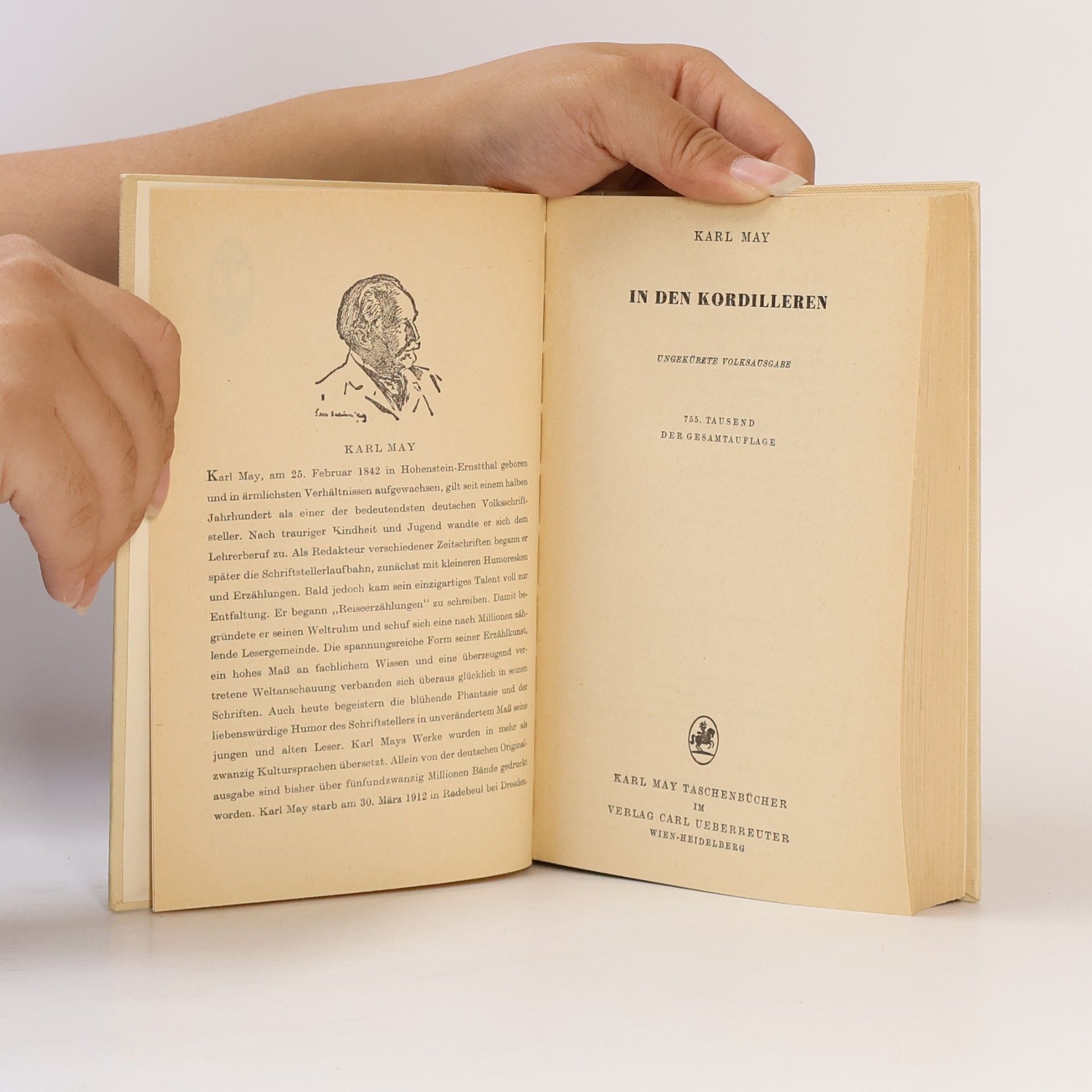 Karl May In den Kordilleren