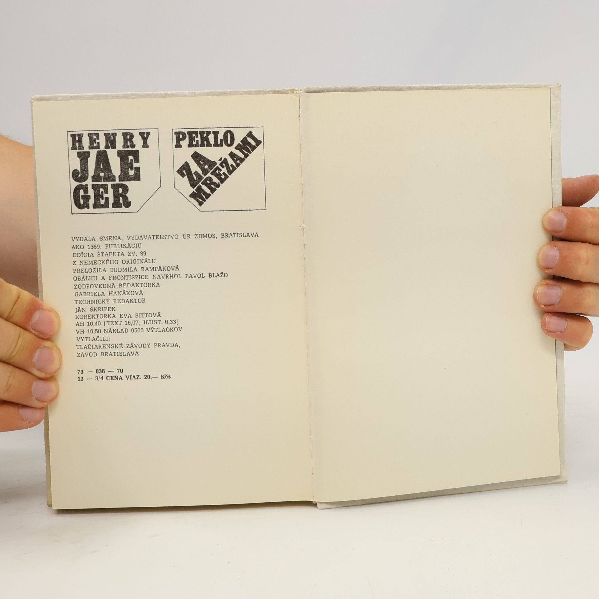 Henry Jaeger Peklo za mrežami