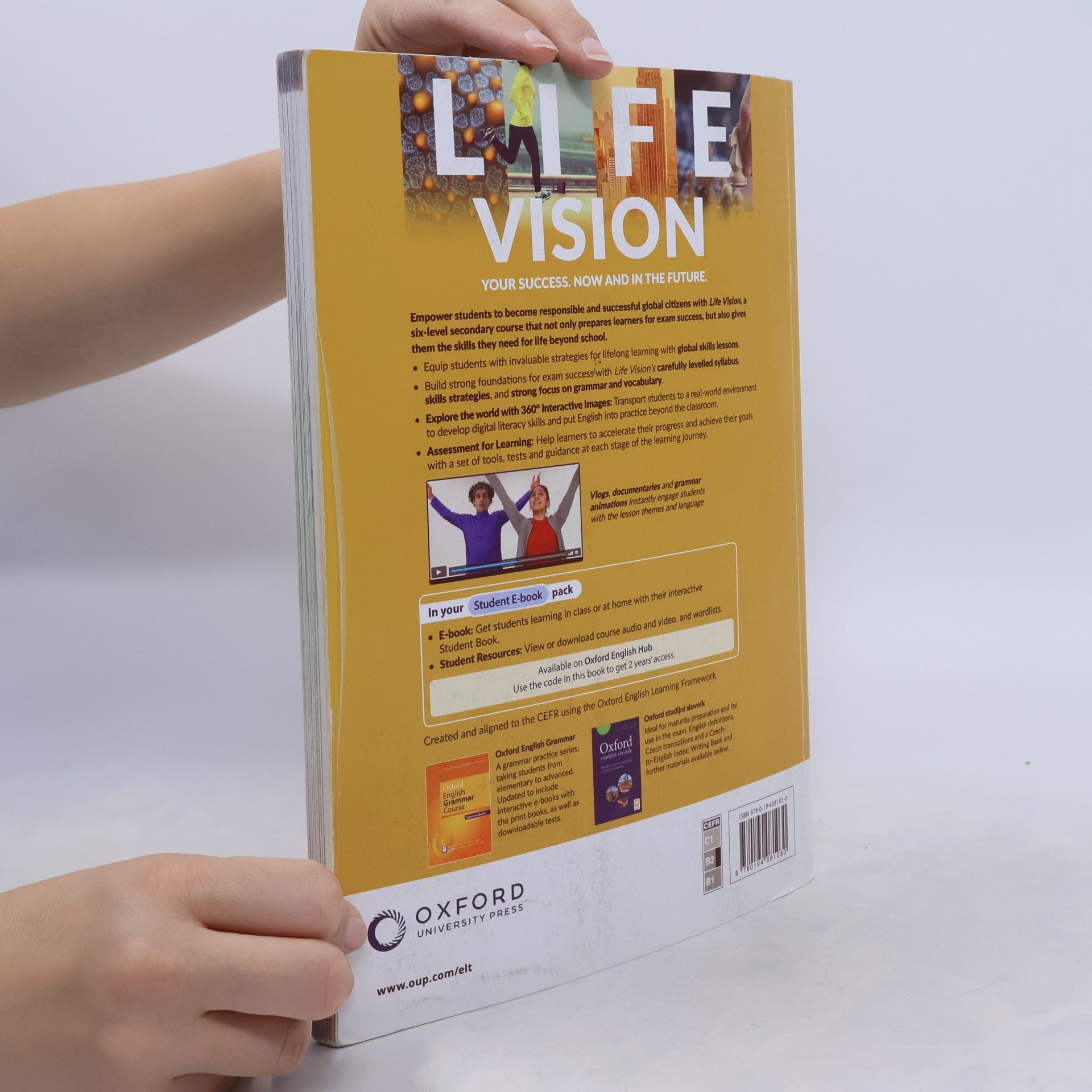 Jane Goodall Life Vision Upper Intermediate Student's Book with eBook CZ
