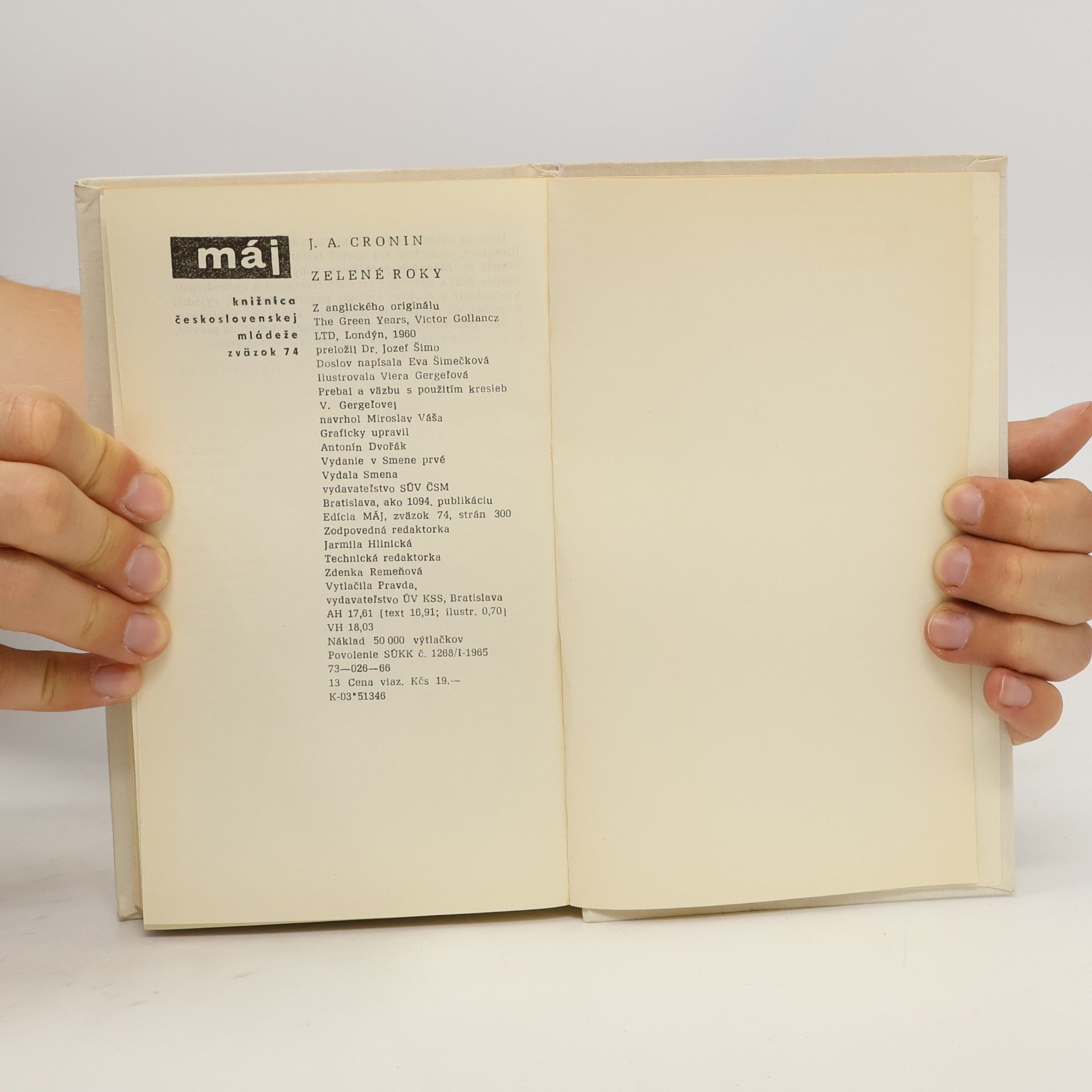 A. J. Cronin Zelené roky