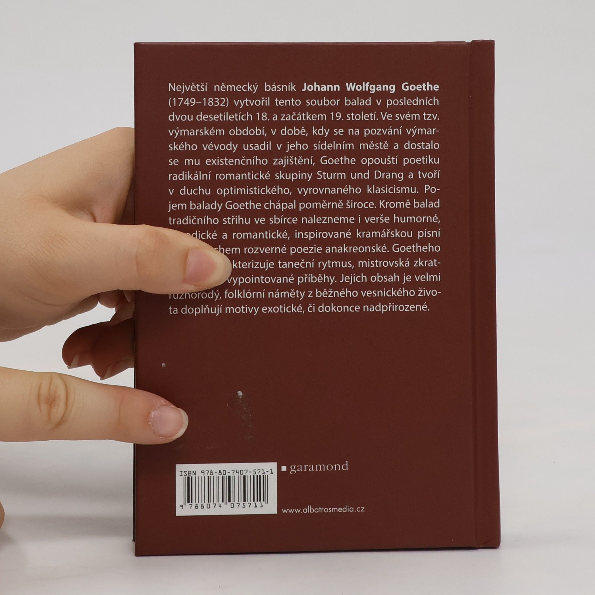 Johann Wolfgang von Goethe Balady