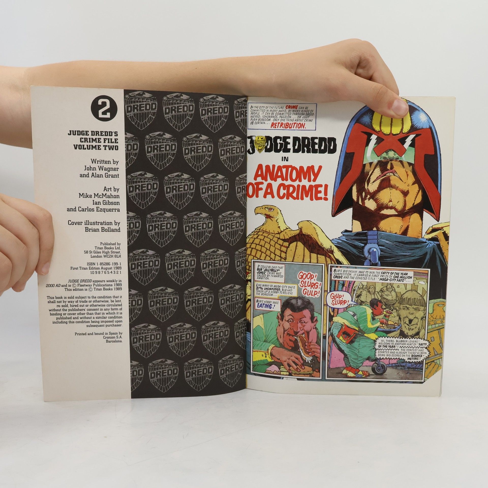John Wagner Judge Dredd Crime Files. No 2