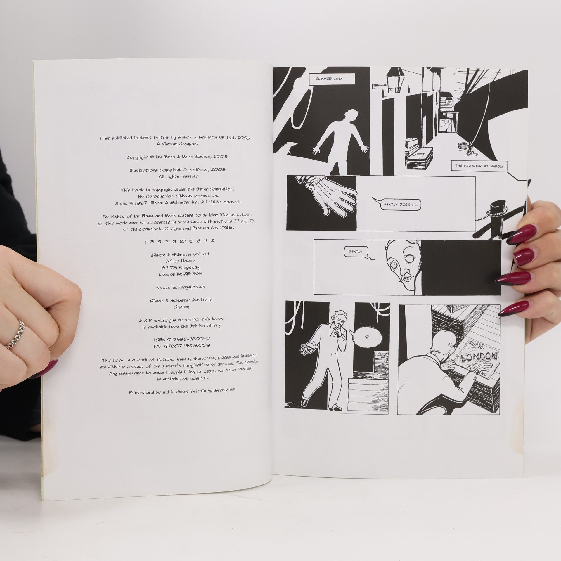 Ian Bass Lucifer Box - 1: The Vesuvius Club Graphic Novel
